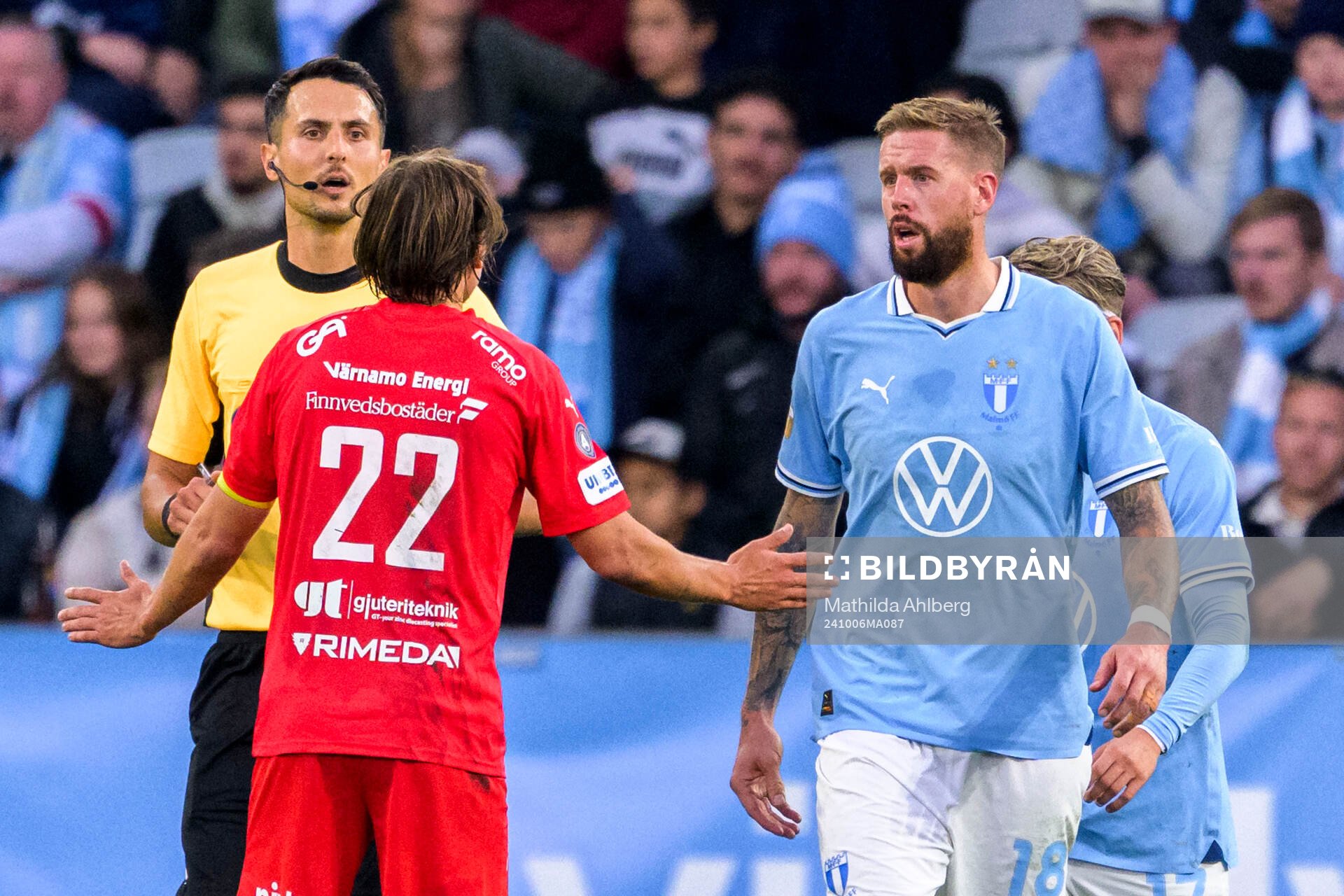 Värnamos Simon Thern och Malmö FFs Pontus Jansson