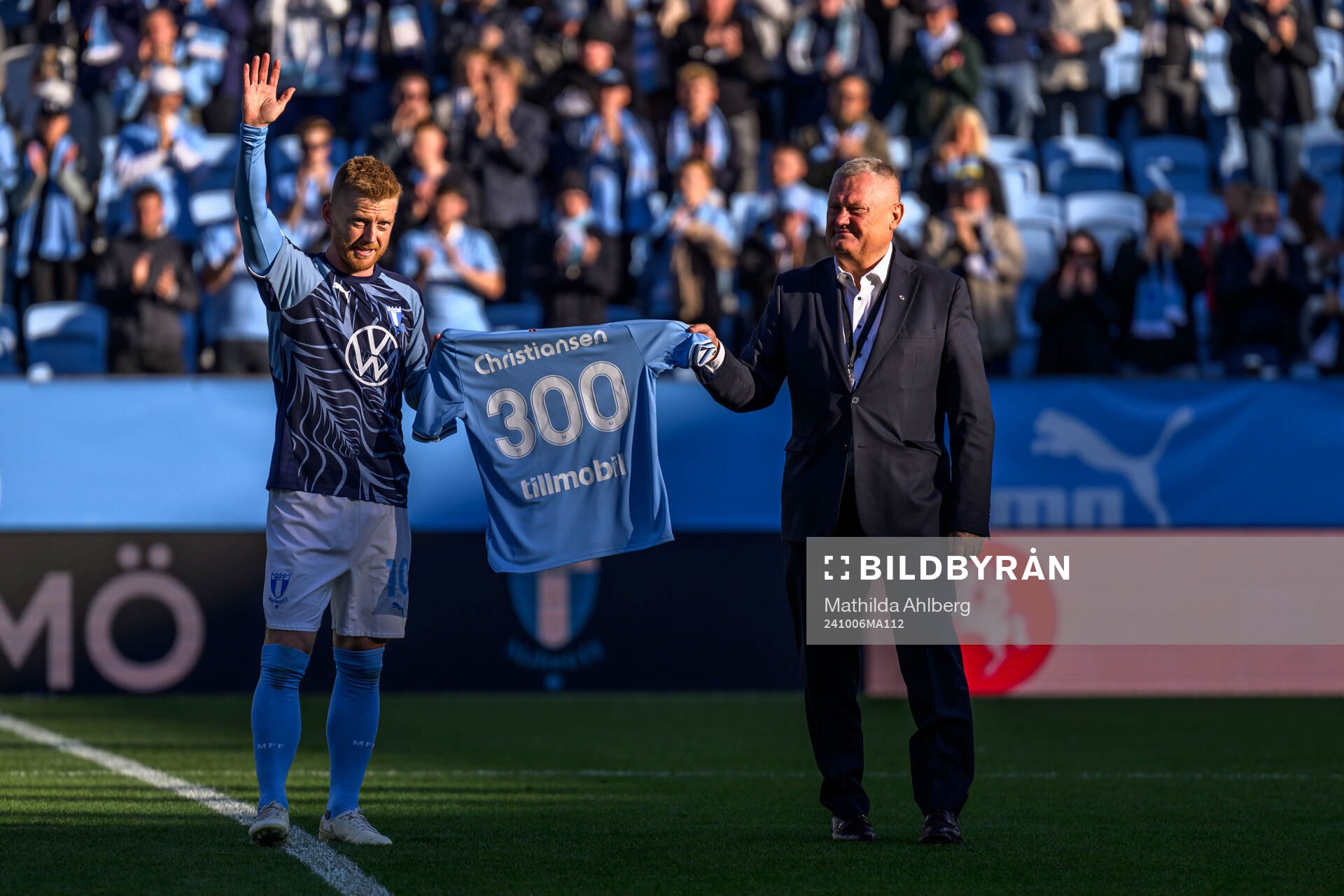 Malmö FFs Anders Christiansen uppmärksammas av