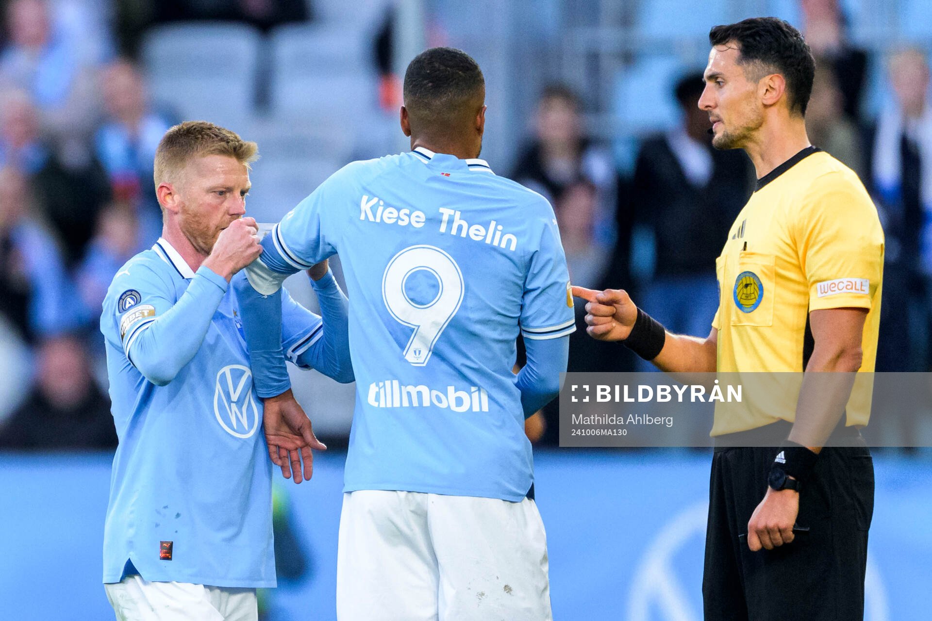 Malmö FFs Anders Christiansen och Isaac Kiese Thelin