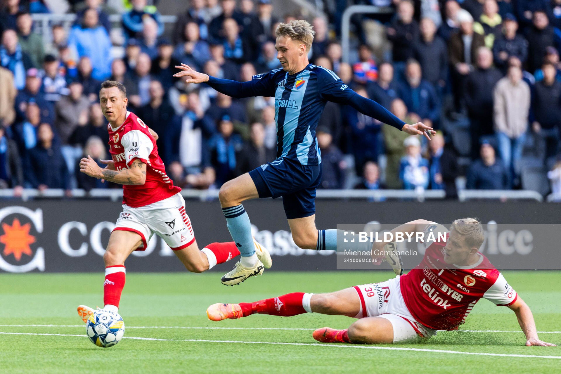 Djurgårdens Santeri Haarala och Kalmars Lars Saetra