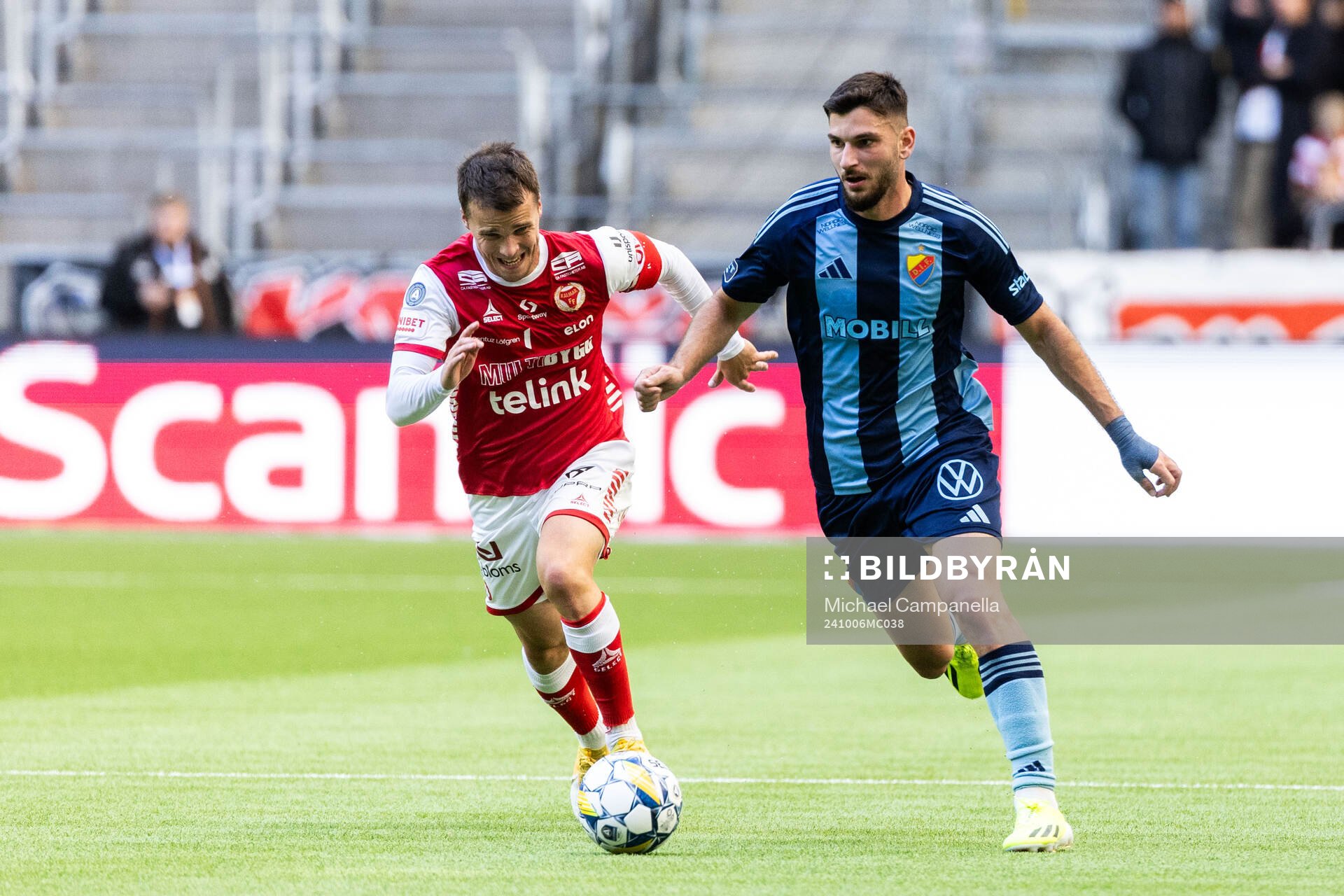 Kalmars Simon Skrabb och Djurgårdens Besard Sabovic