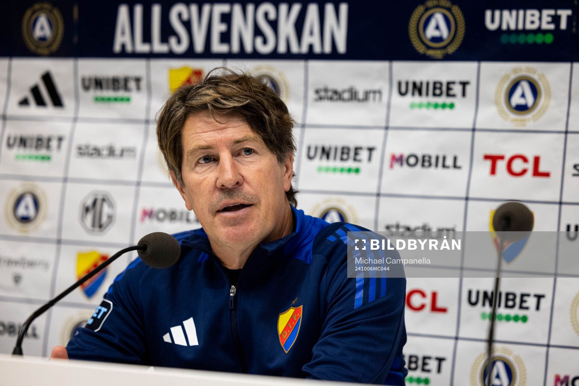 Djurgårdens tränare Thomas Lagerlöf
