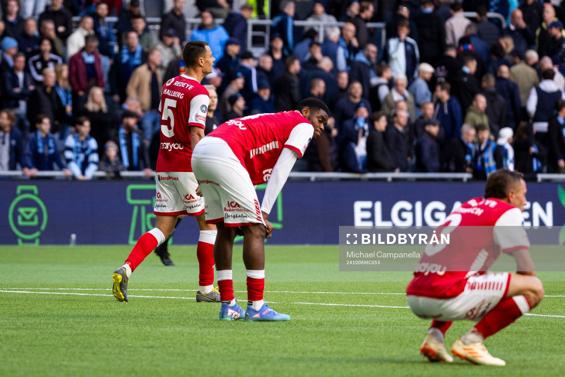 Kalmars Melker Hallberg deppar