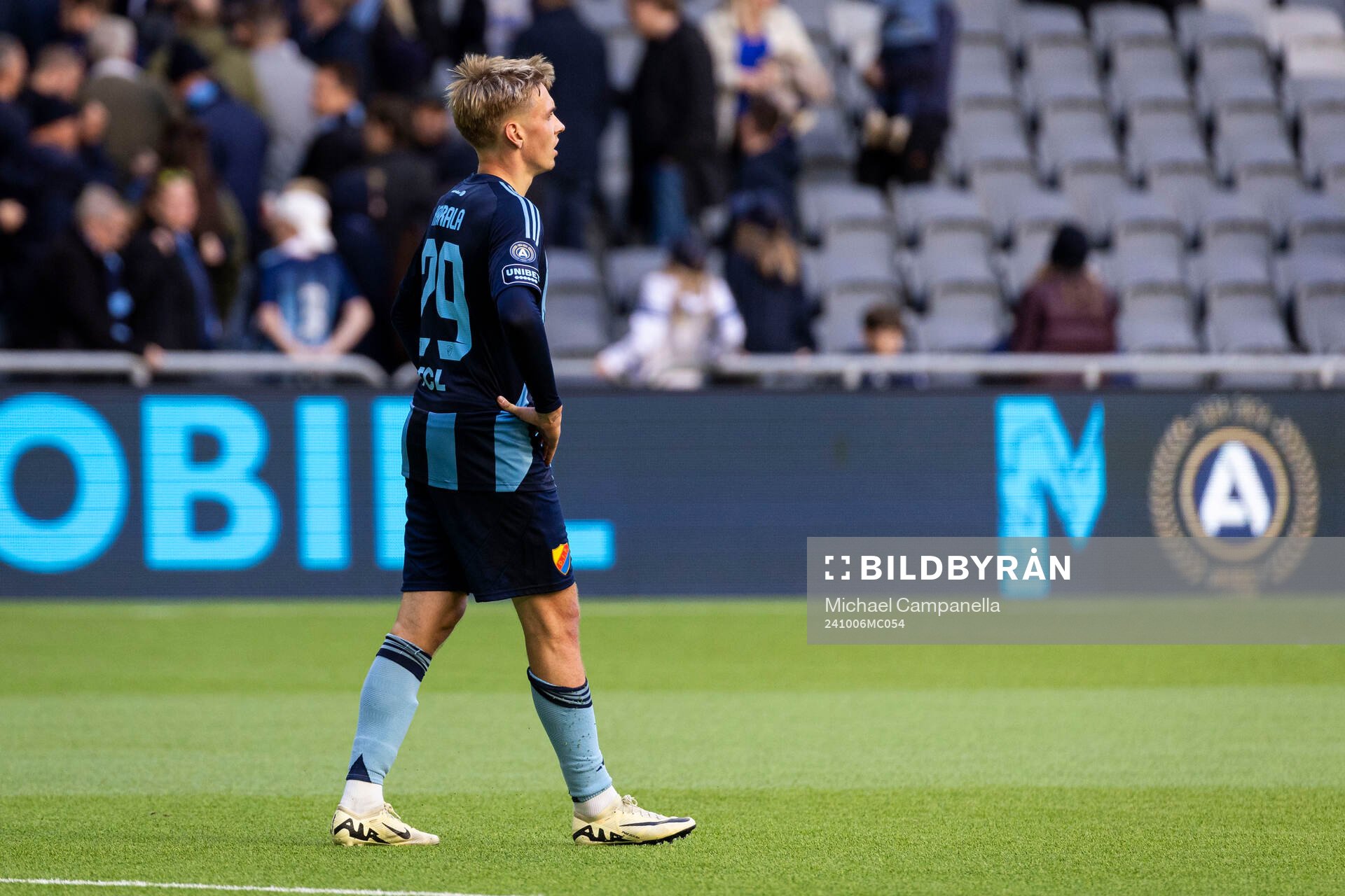 Djurgårdens Santeri Haarala deppar