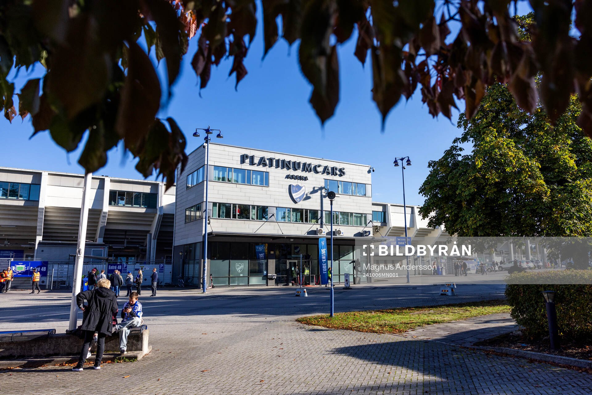 Exteriör vy av Platinumcars Arena