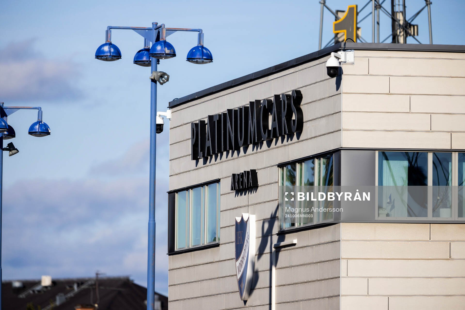 Exteriör vy av Platinumcars Arena