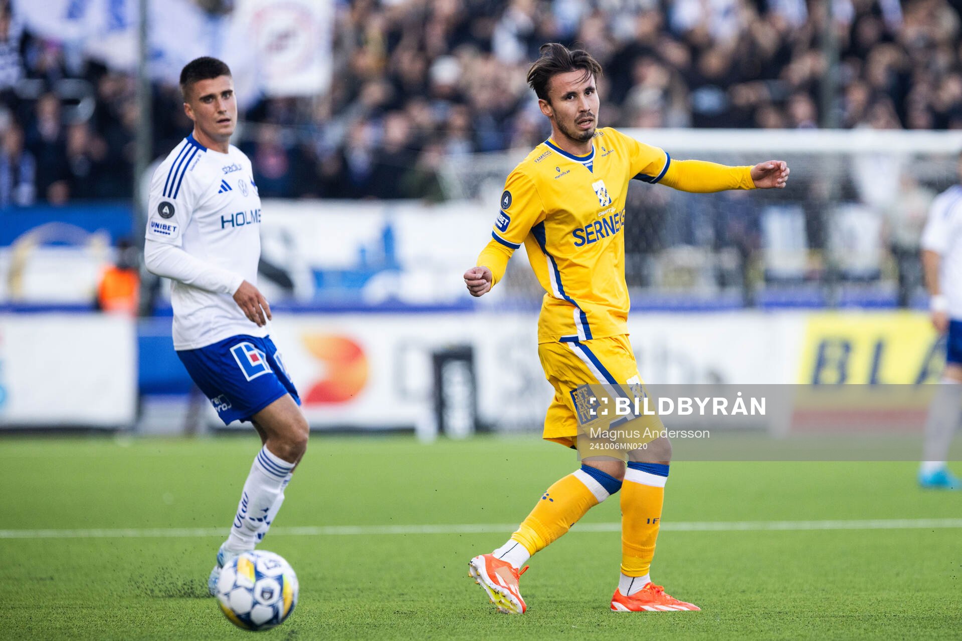 IFK Norrköpings Carl Björk och IFK Göteborgs Anders