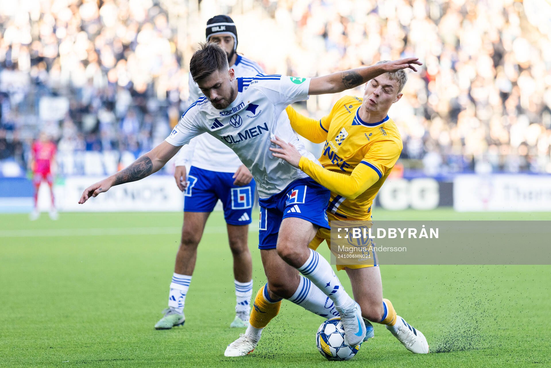 IFK Norrköpings Tim Prica och IFK Göteborgs David Kjær