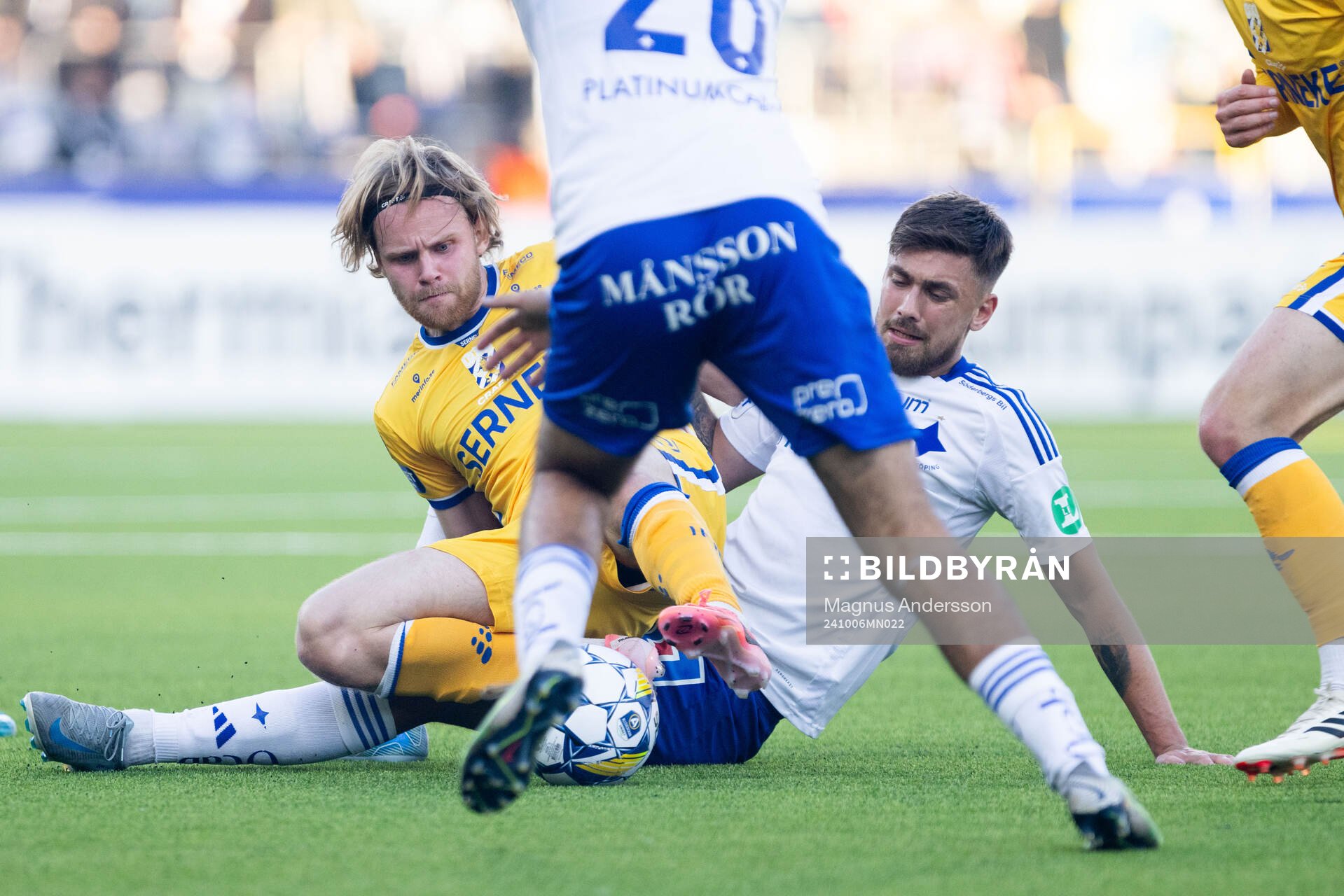 IFK Göteborgs Oscar Pettersson och IFK Norrköpings Tim
