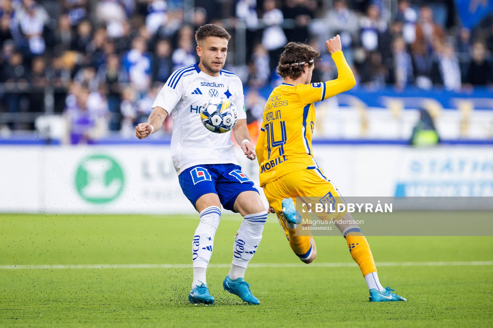 IFK Norrköpings Amadeus Sögaard och IFK Göteborgs Gustaf