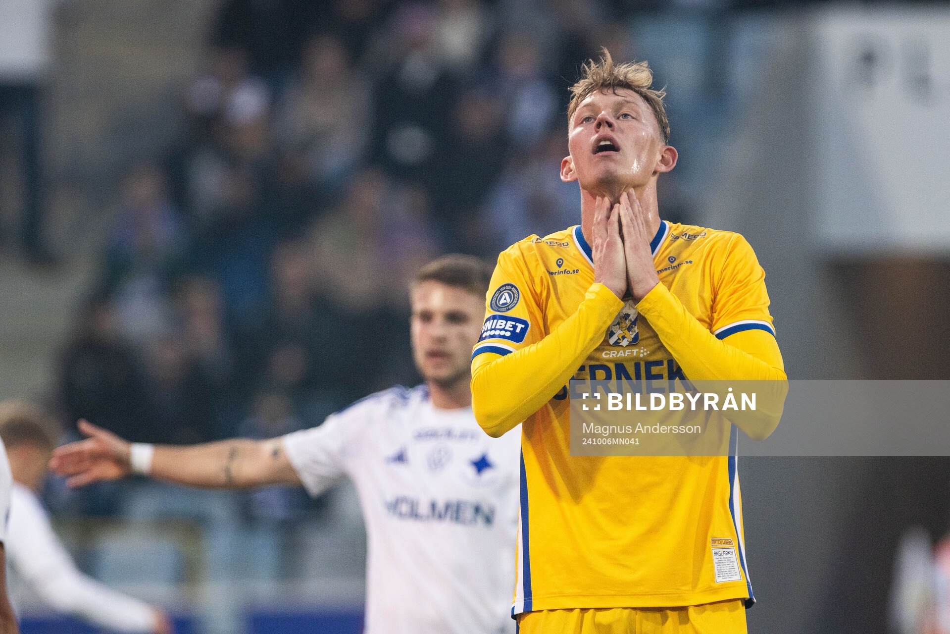 IFK Göteborgs Laurs Skjellerup deppar