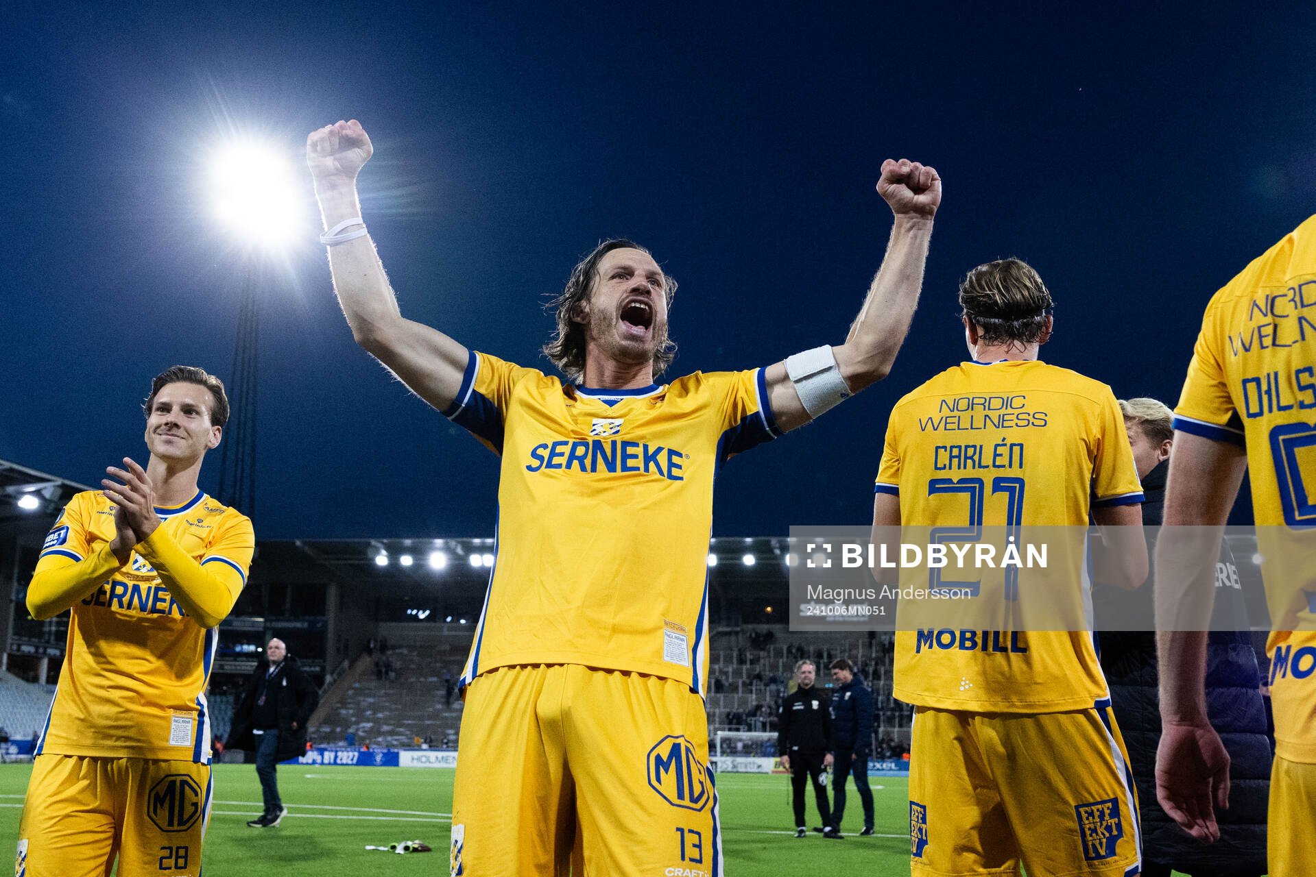 IFK Göteborgs Gustav Svensson jublar