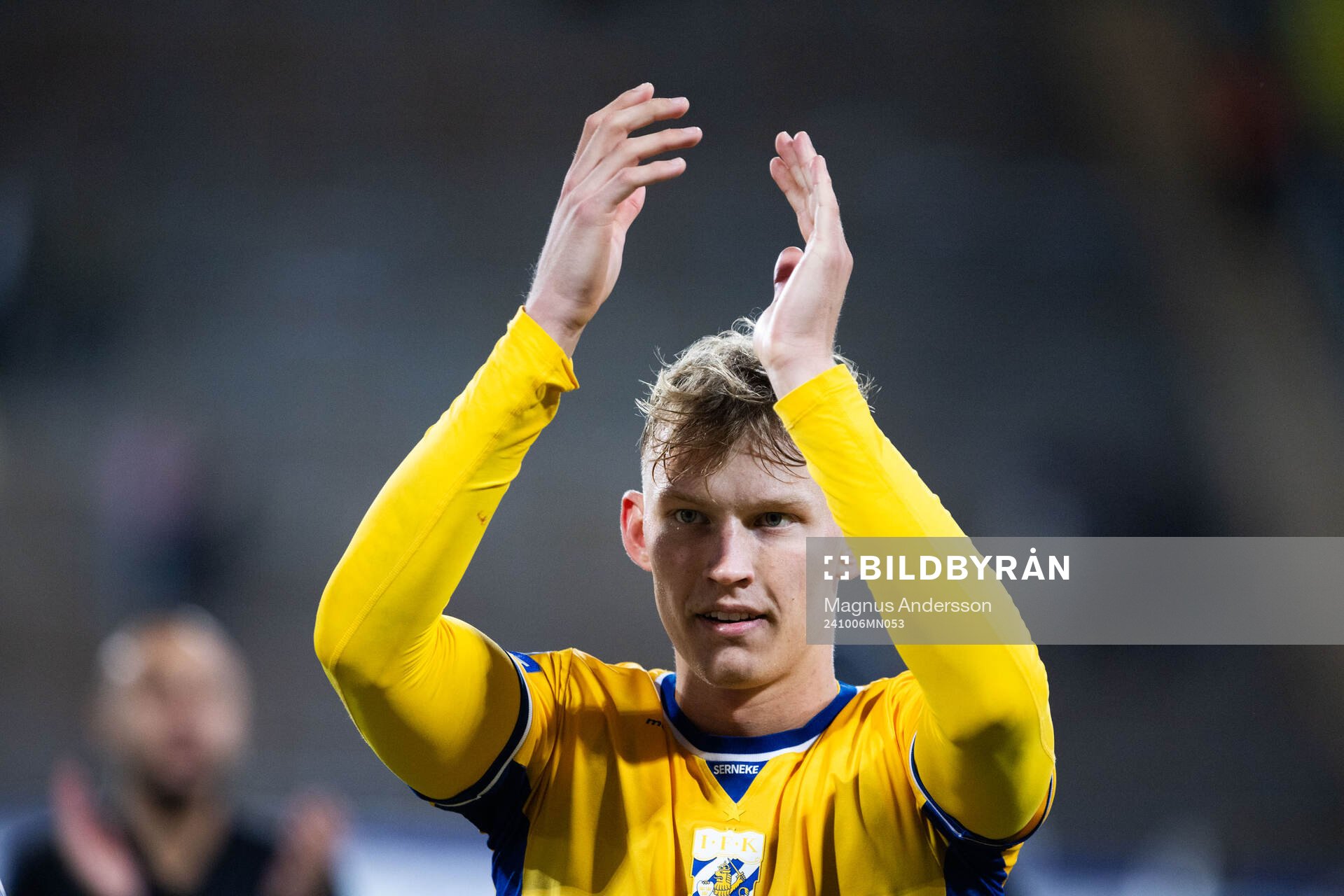 IFK Göteborgs Laurs Skjellerup jublar