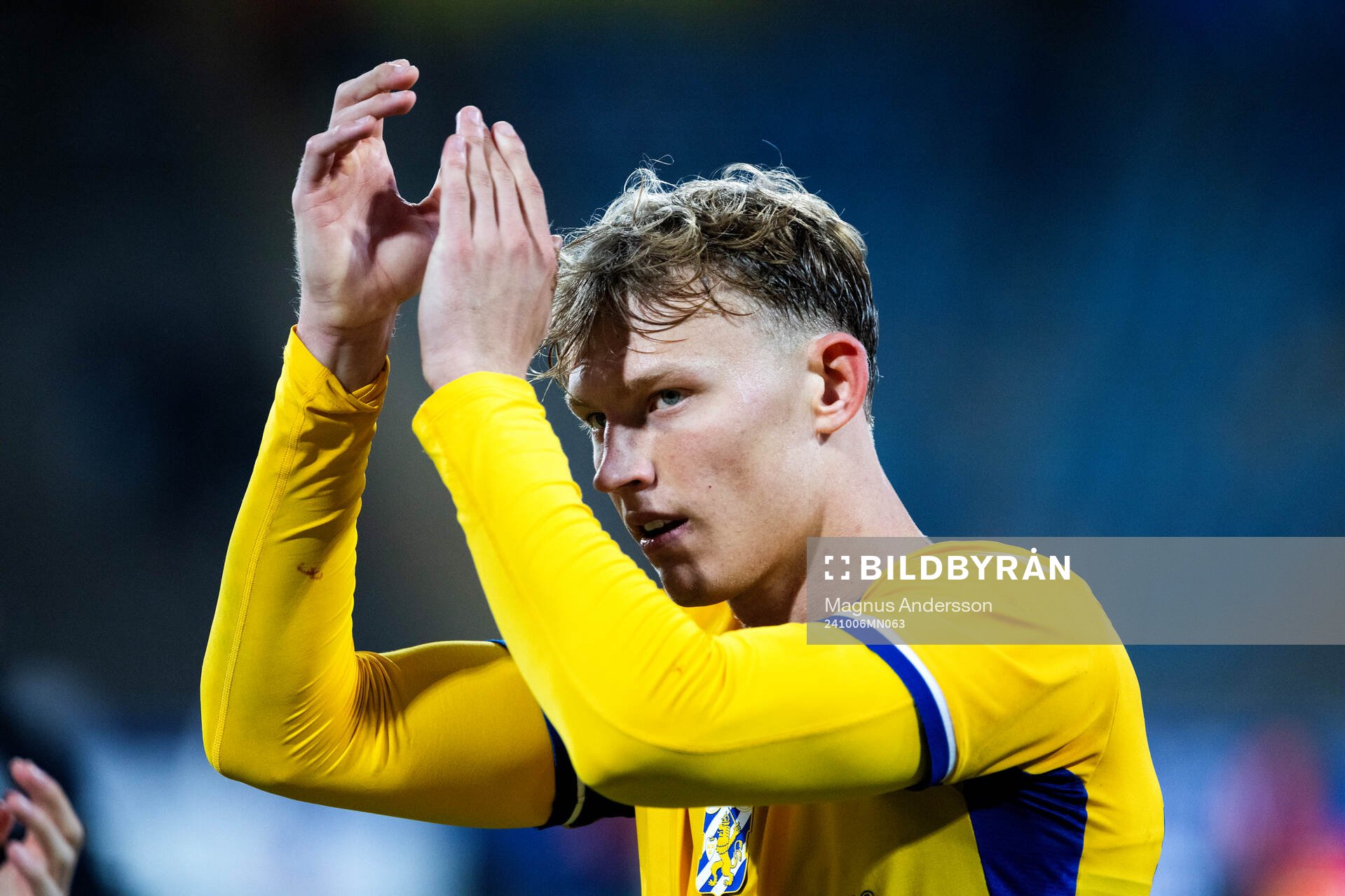 IFK Göteborgs Laurs Skjellerup jublar
