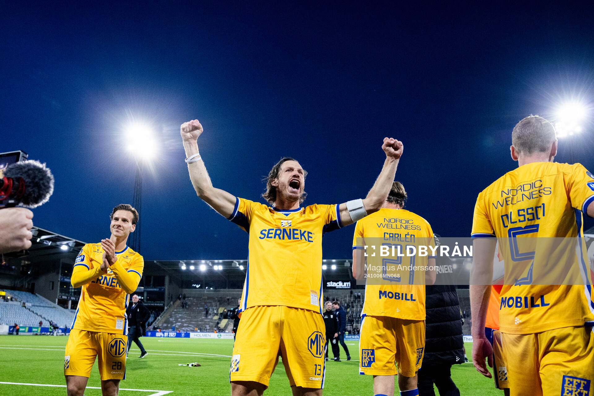 IFK Göteborgs Gustav Svensson jublar