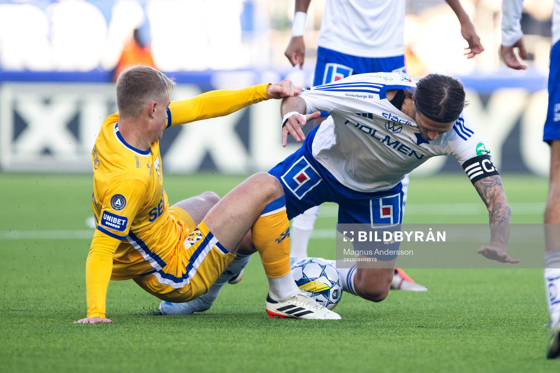 IFK Göteborgs David Kjær Kruse och IFK Norrköpings Arnor