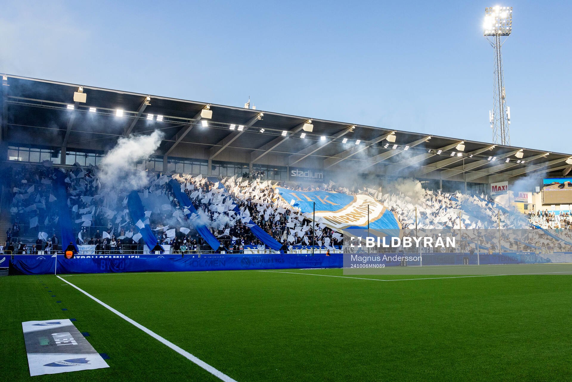 under fotbollsmatchen i Allsvenskan mellan IFK Norrköping