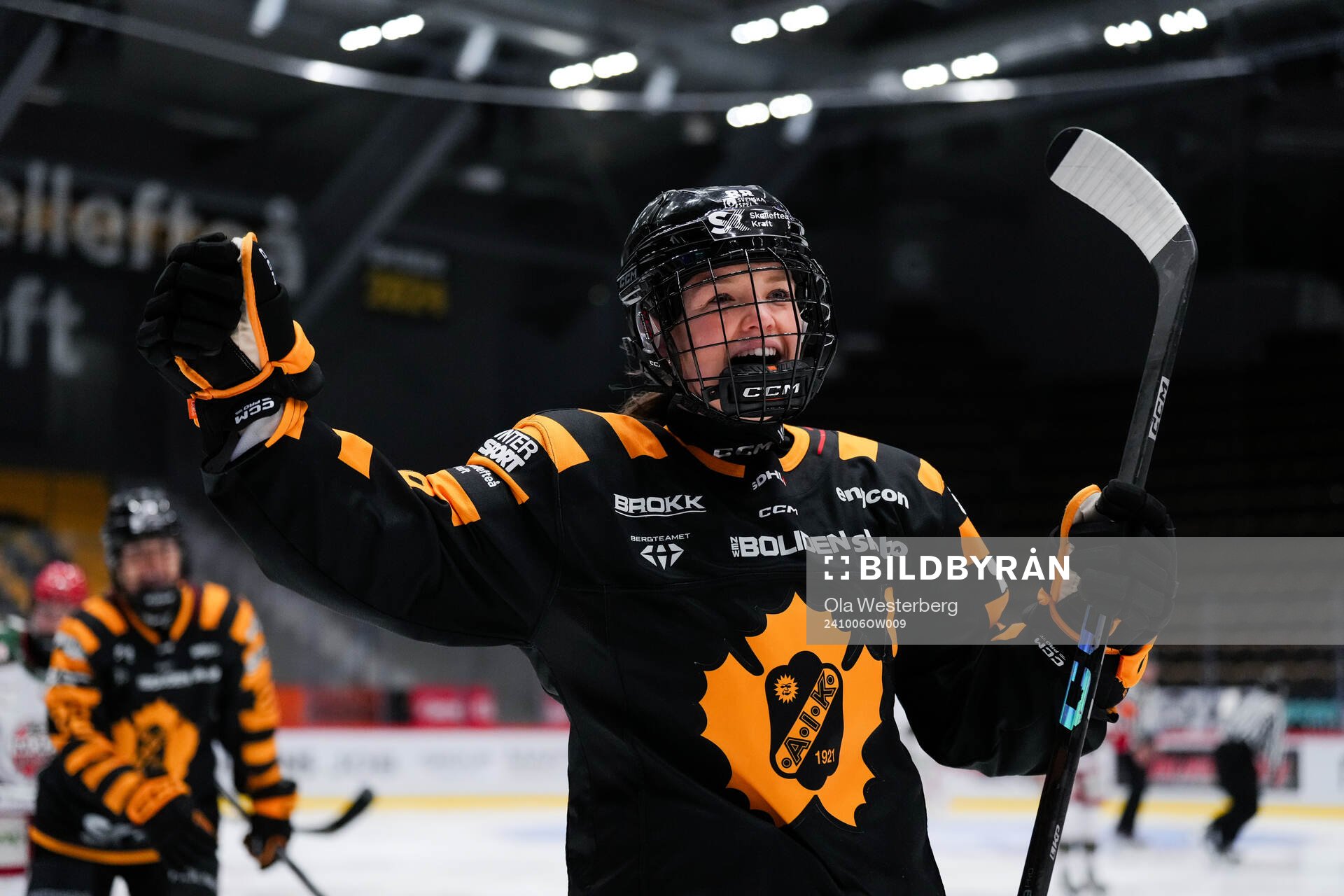 Skellefteås Malou Berggren jublar