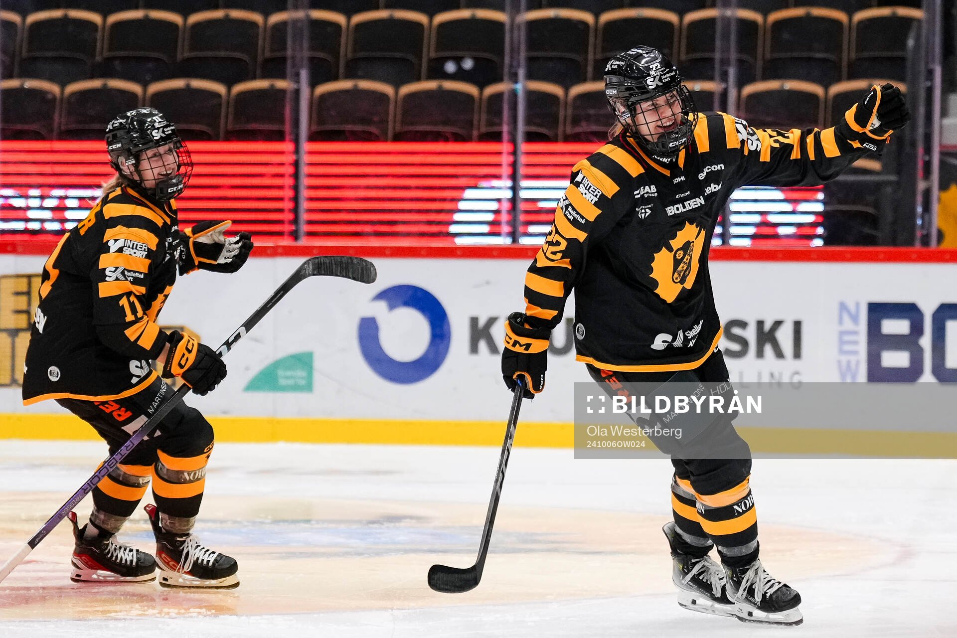 Skellefteås Marah Wagner och Sini Karjalainen