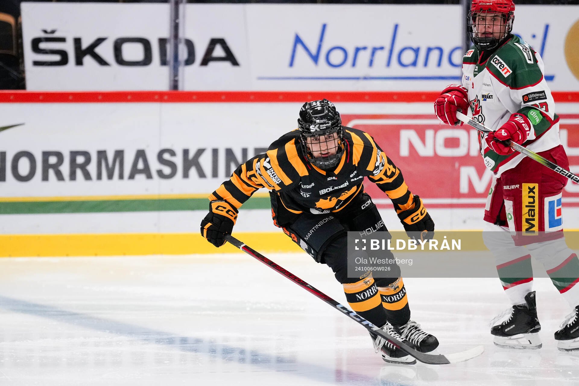 Skellefteås Line Grahn och Modos Alexie Guay