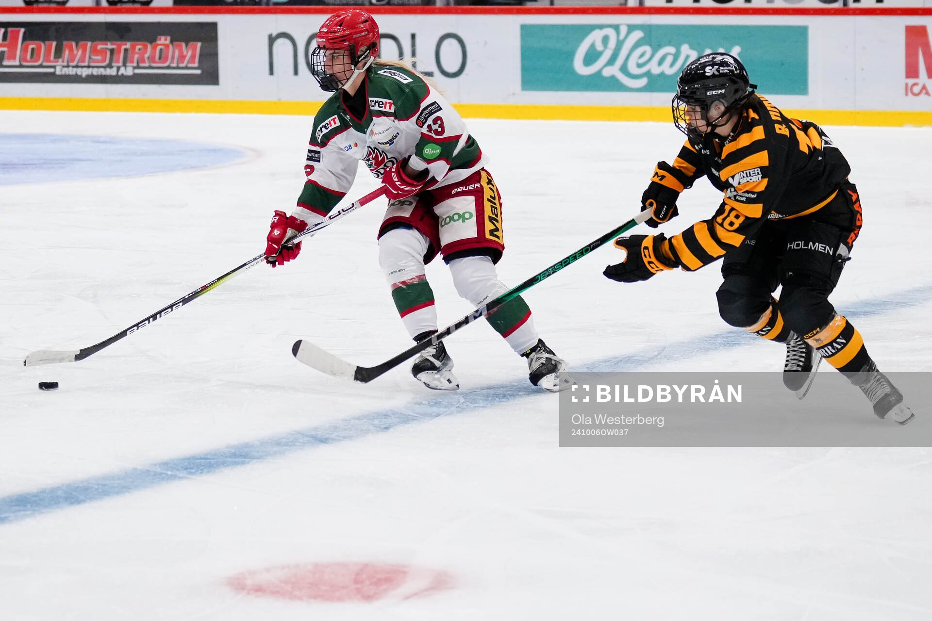Modos Mira Hallin och Skellefteås Sara Bjurvén