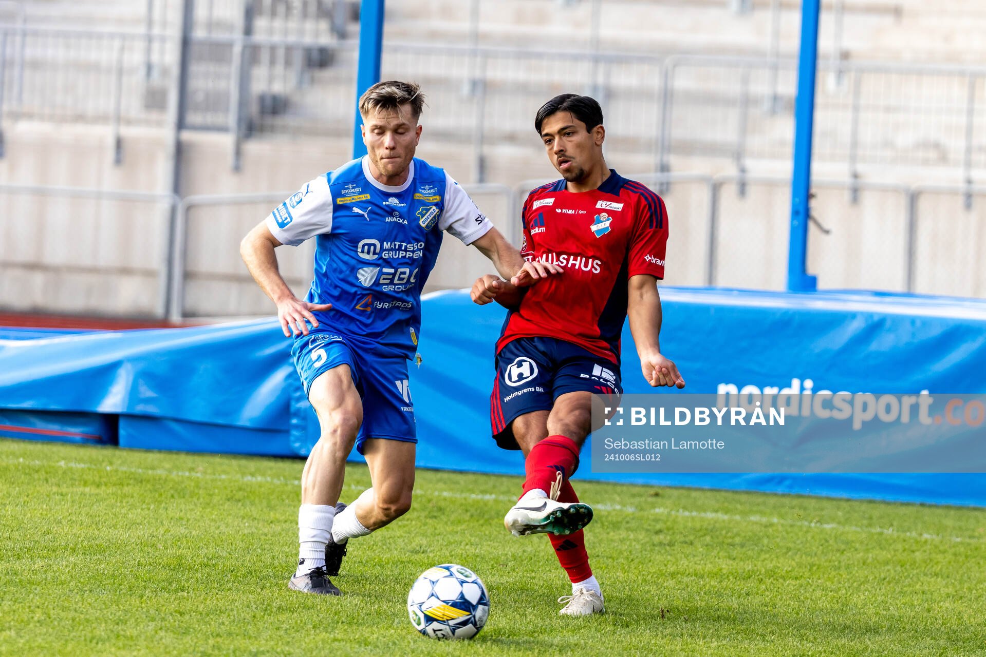 IK Oddevolds Anton Snibb och Östers Lukas Bergquist