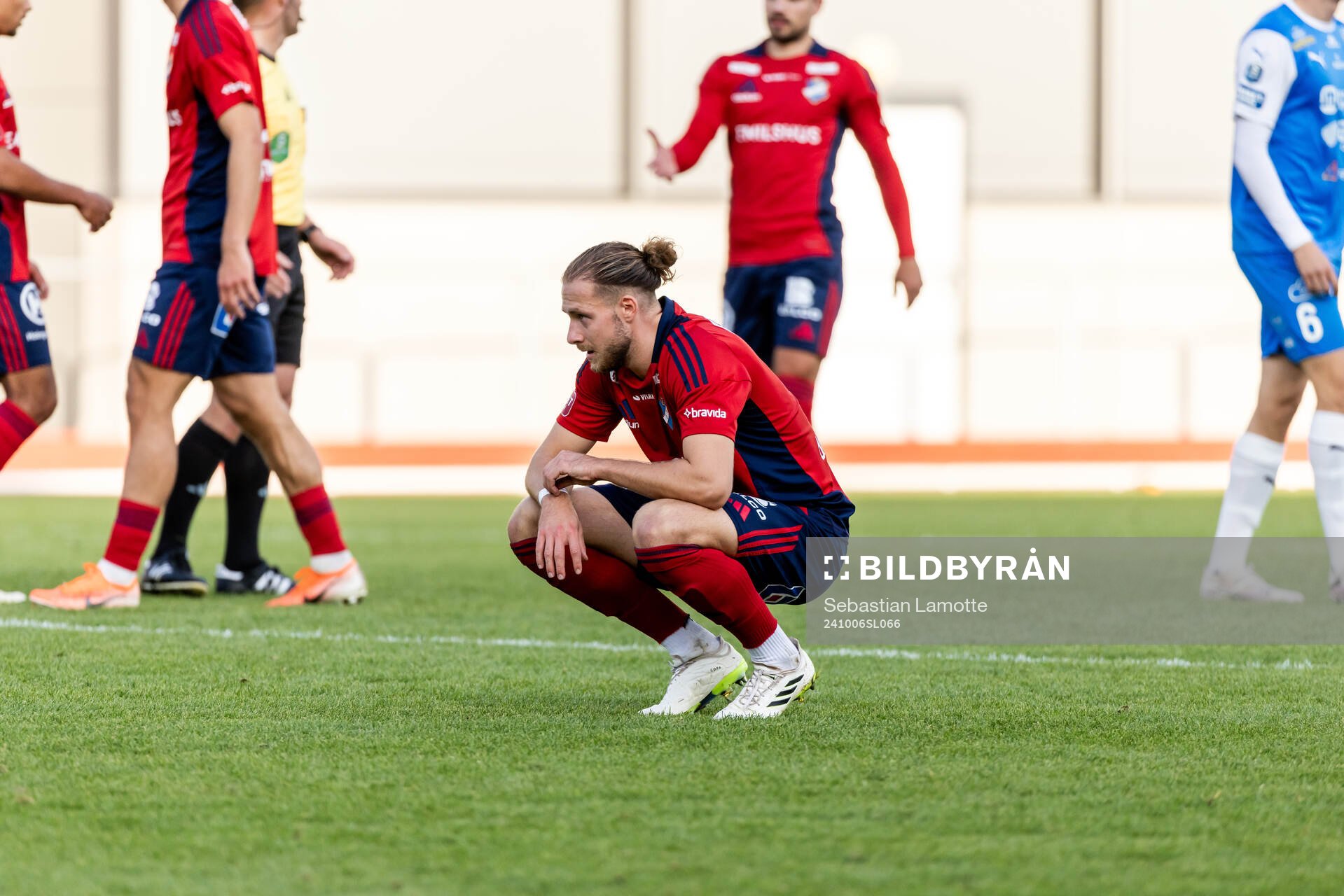 Östers Kevin Höög Jansson deppar