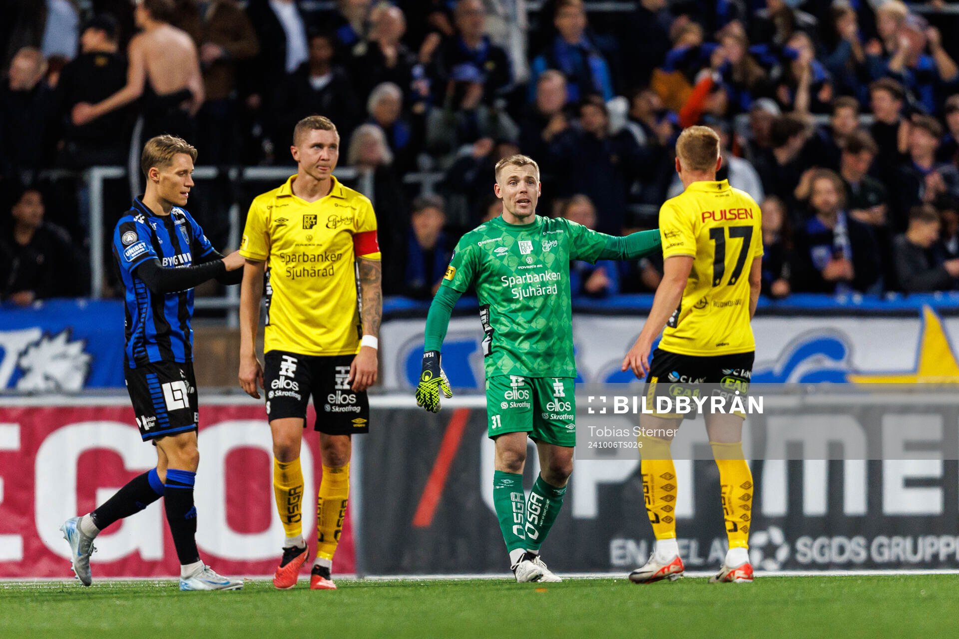 Elfsborgs målvakt Isak Pettersson deppar