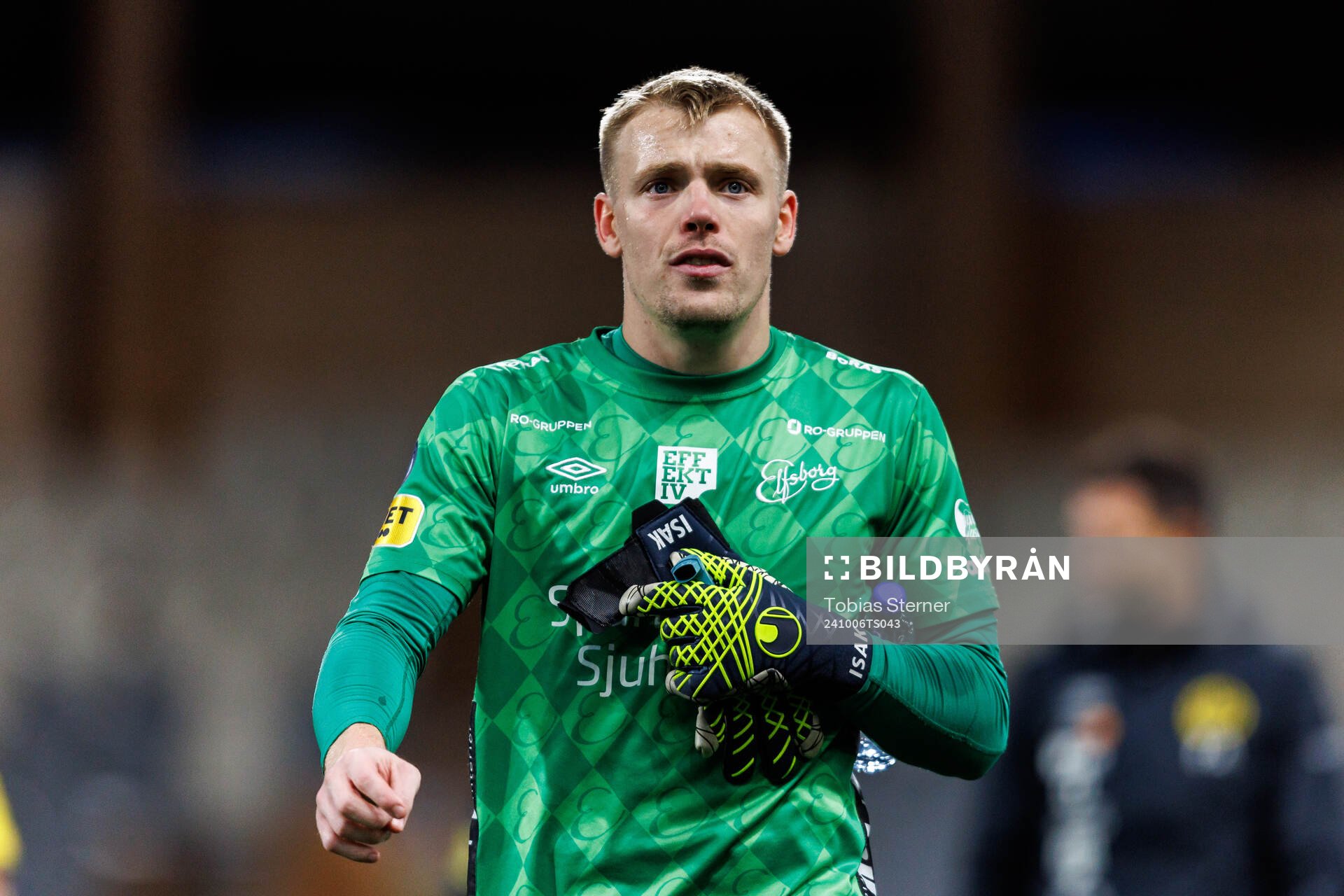 Elfsborgs målvakt Isak Pettersson deppar
