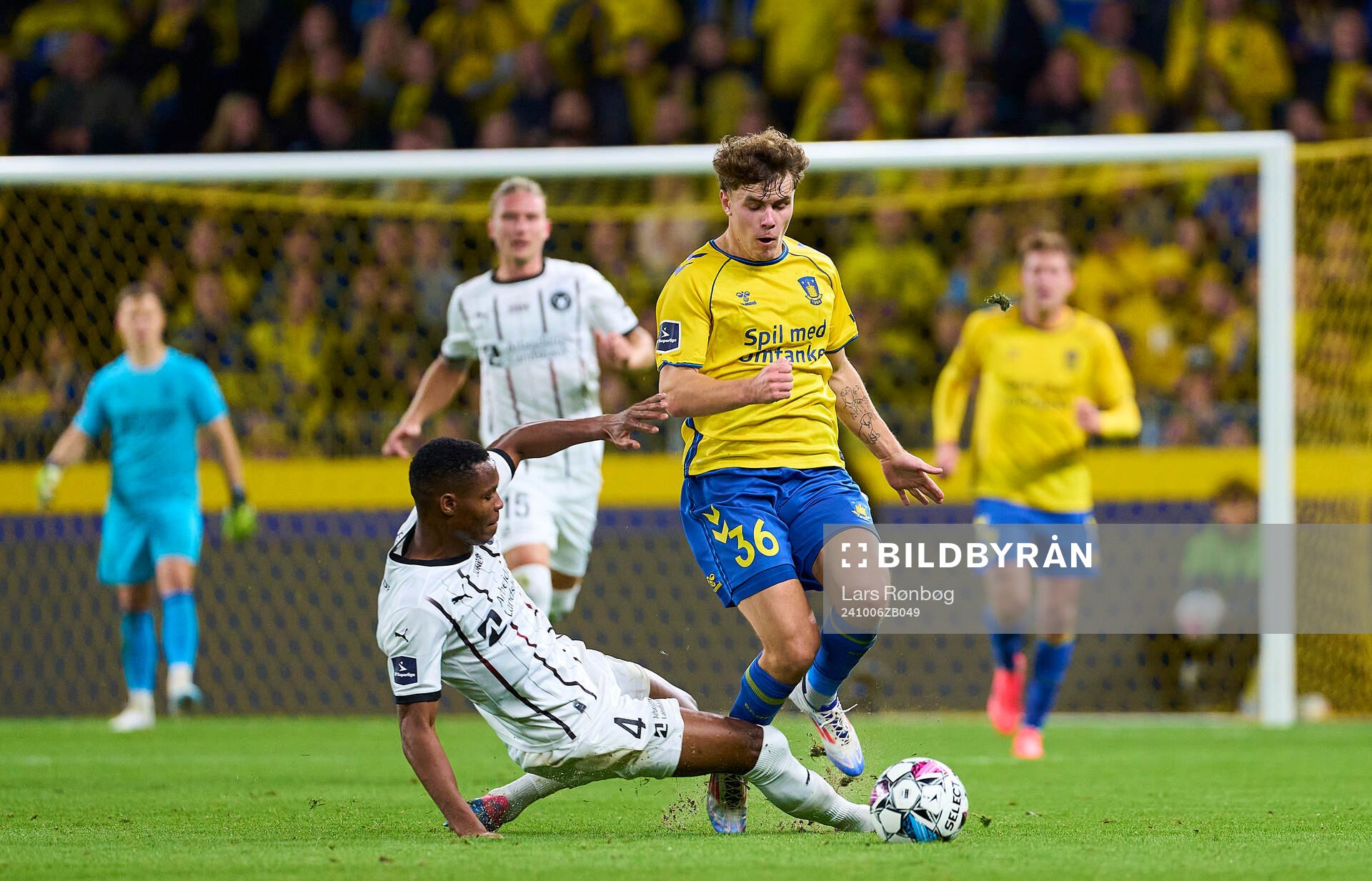 BRONDBY, DENMARK - OCTOBER 06: Mathias Kvistgaarden of