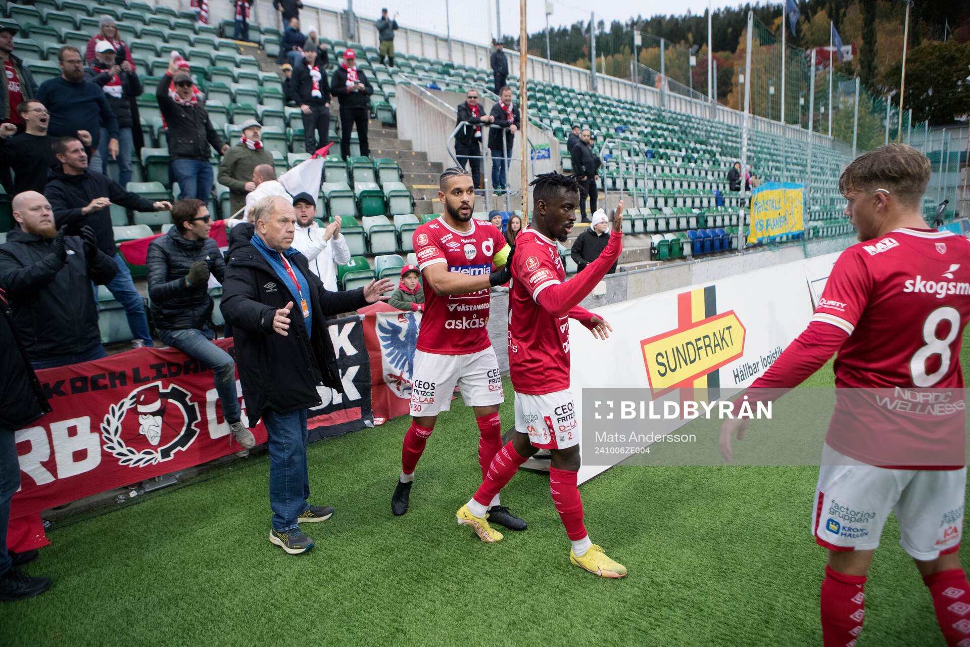 Degerfors Bernardo Gil Coutinho Morgado och Mamadouba Diaby
