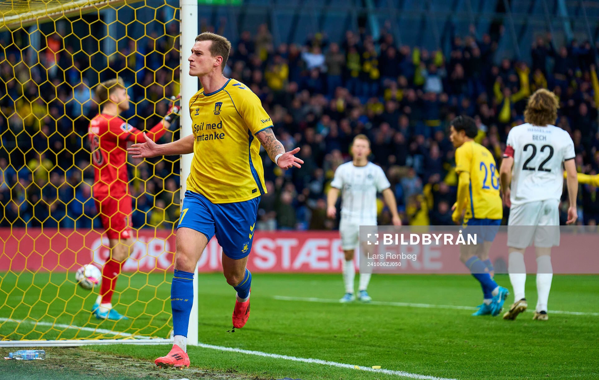 BRONDBY, DENMARK - OCTOBER 06: Mileta Rajovic of Brondby IF