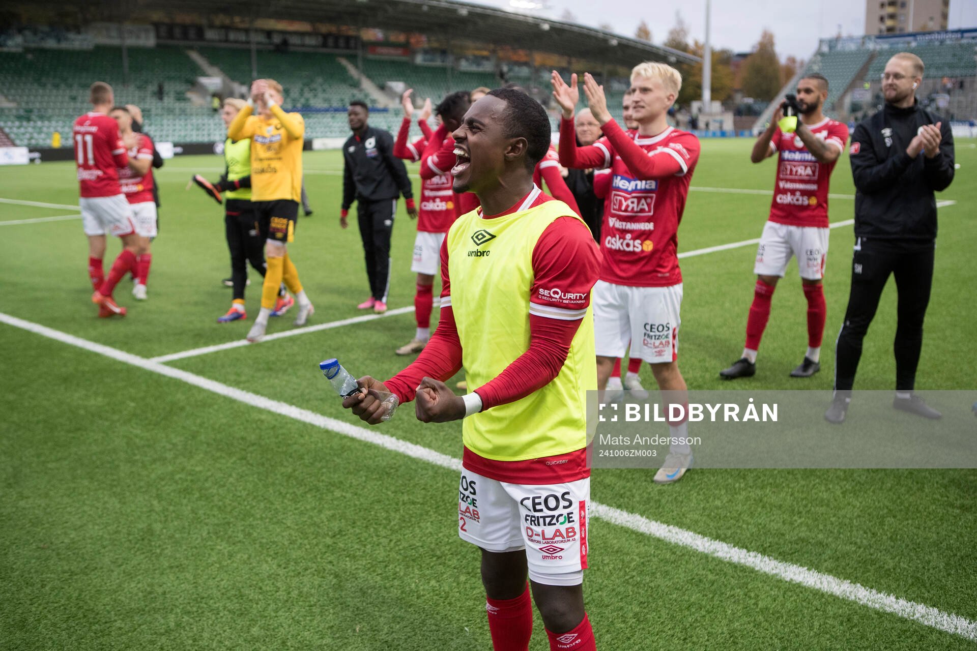Degerfors ENahom Girmai Netabay jublar