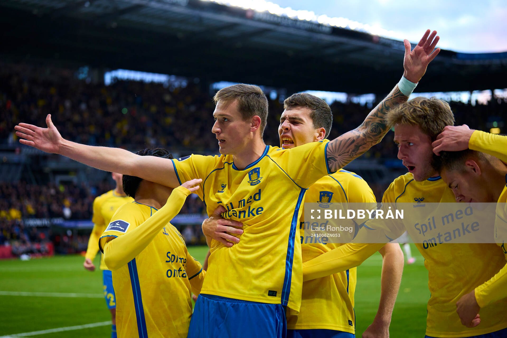 BRONDBY, DENMARK - OCTOBER 06: Mileta Rajovic of Brondby IF