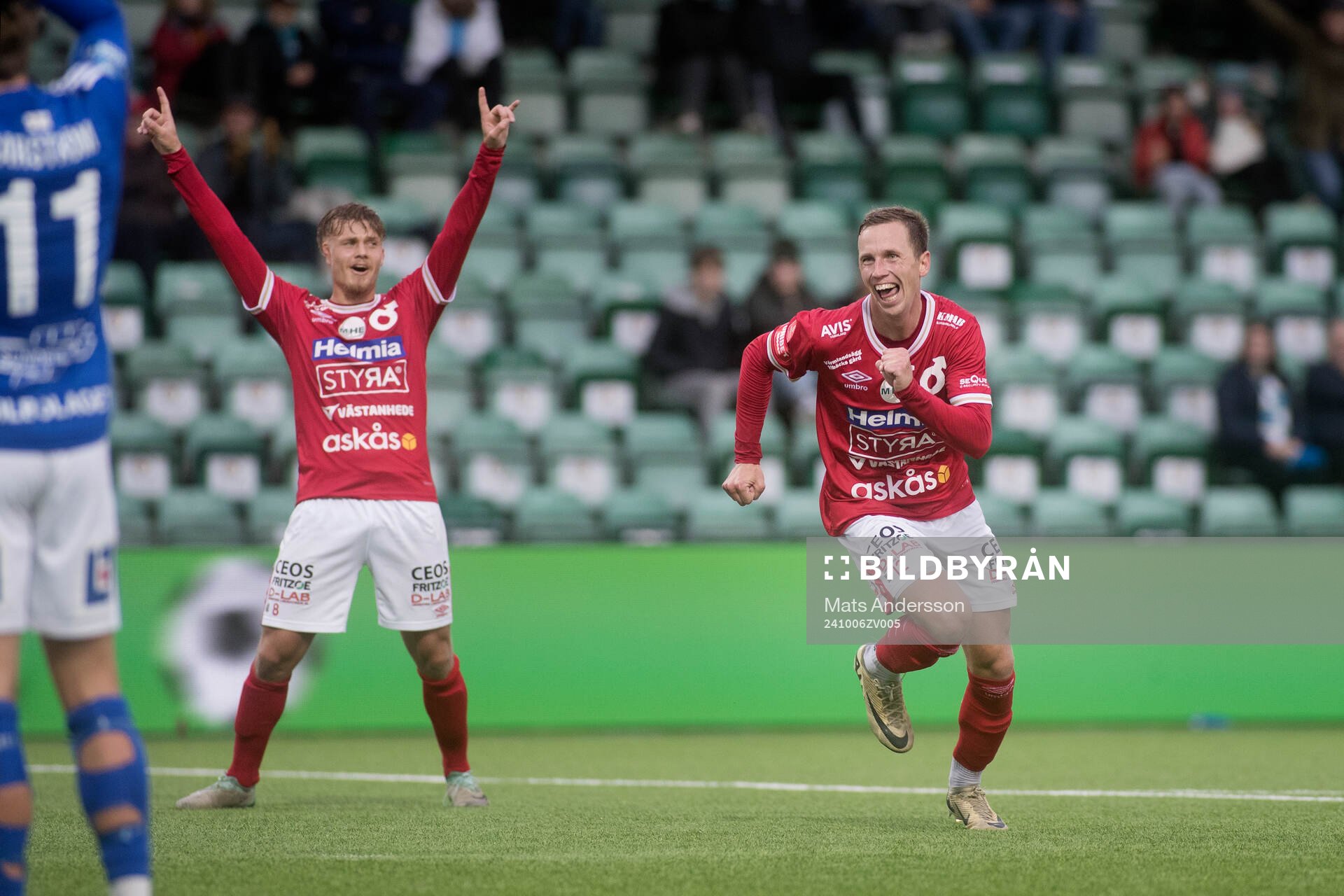 Degerfors Erik Lindell jublar