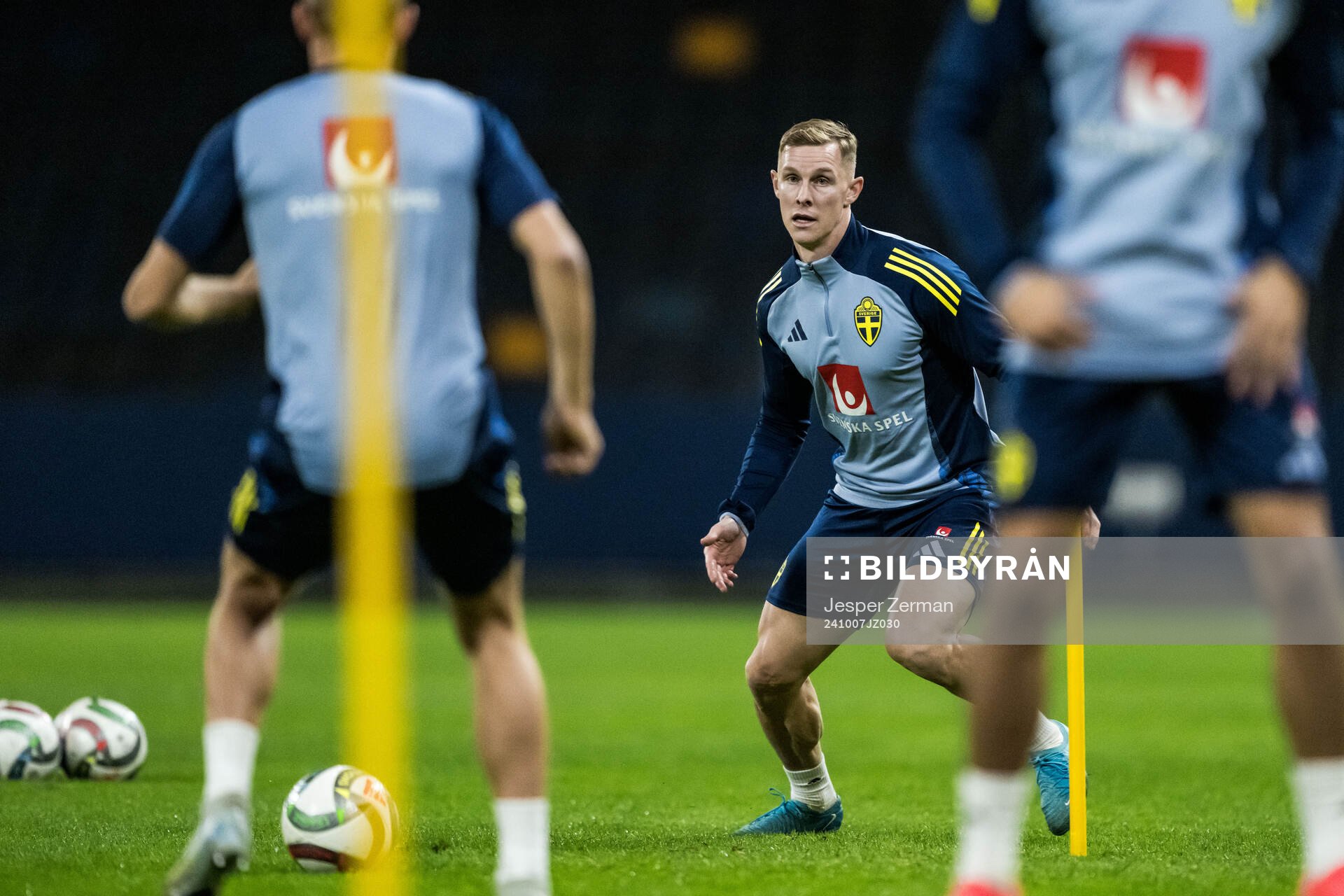 Emil Krafth of the Swedish men's football national team at