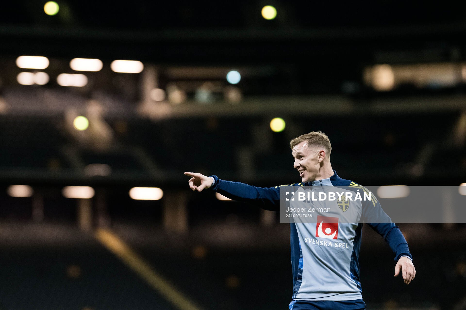 Emil Krafth of the Swedish men's football national team at