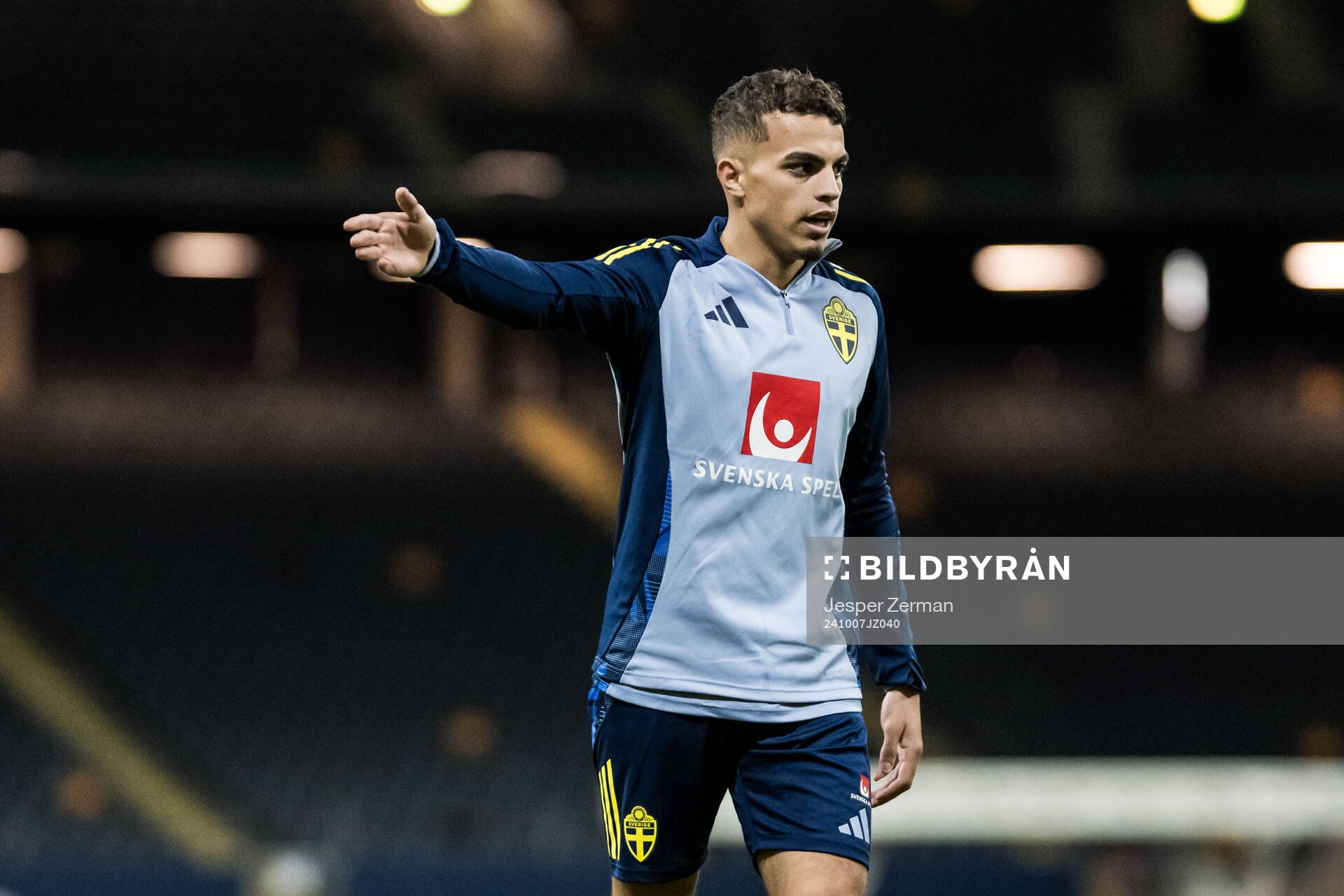 Yasin Ayari of the Swedish men's football national team at