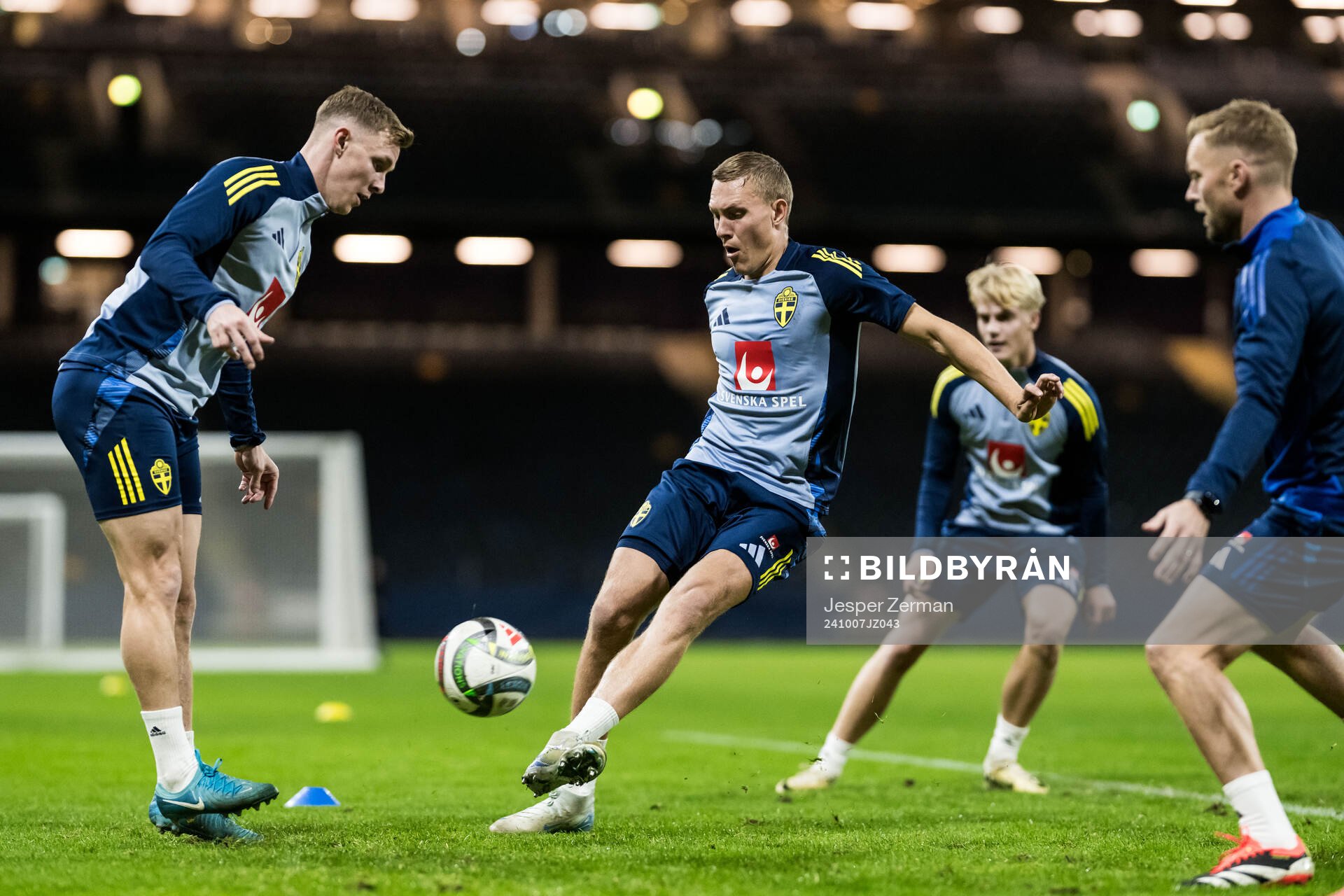 Emil Krafth and Ludwig Augustinsson of the Swedish men's