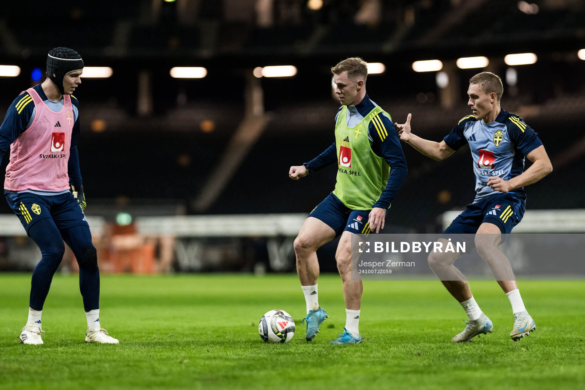 Emil Krafth and Ludwig Augustinsson of the Swedish men's