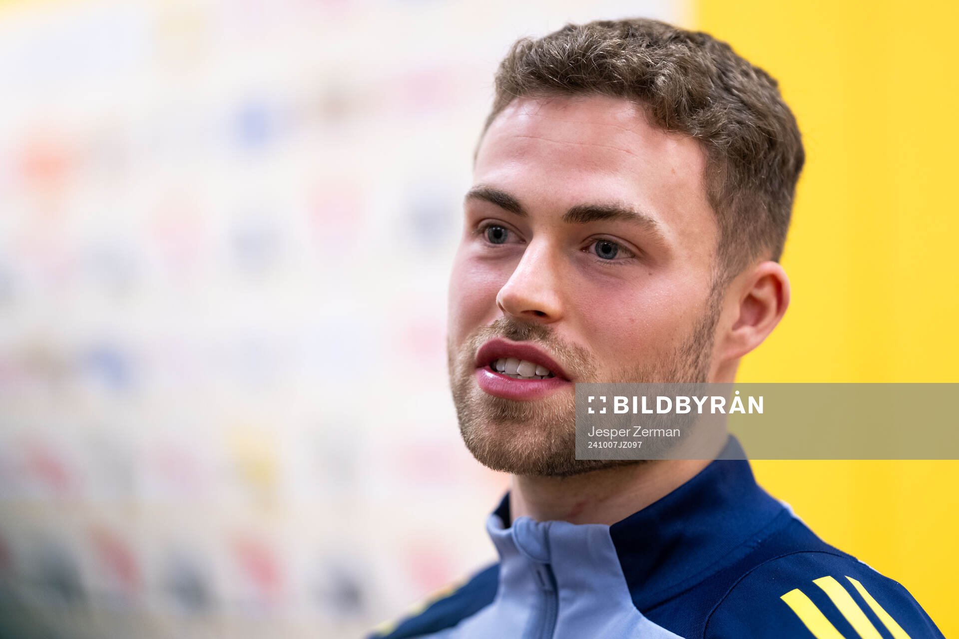 Gabriel Gudmundsson of the Swedish men's football national