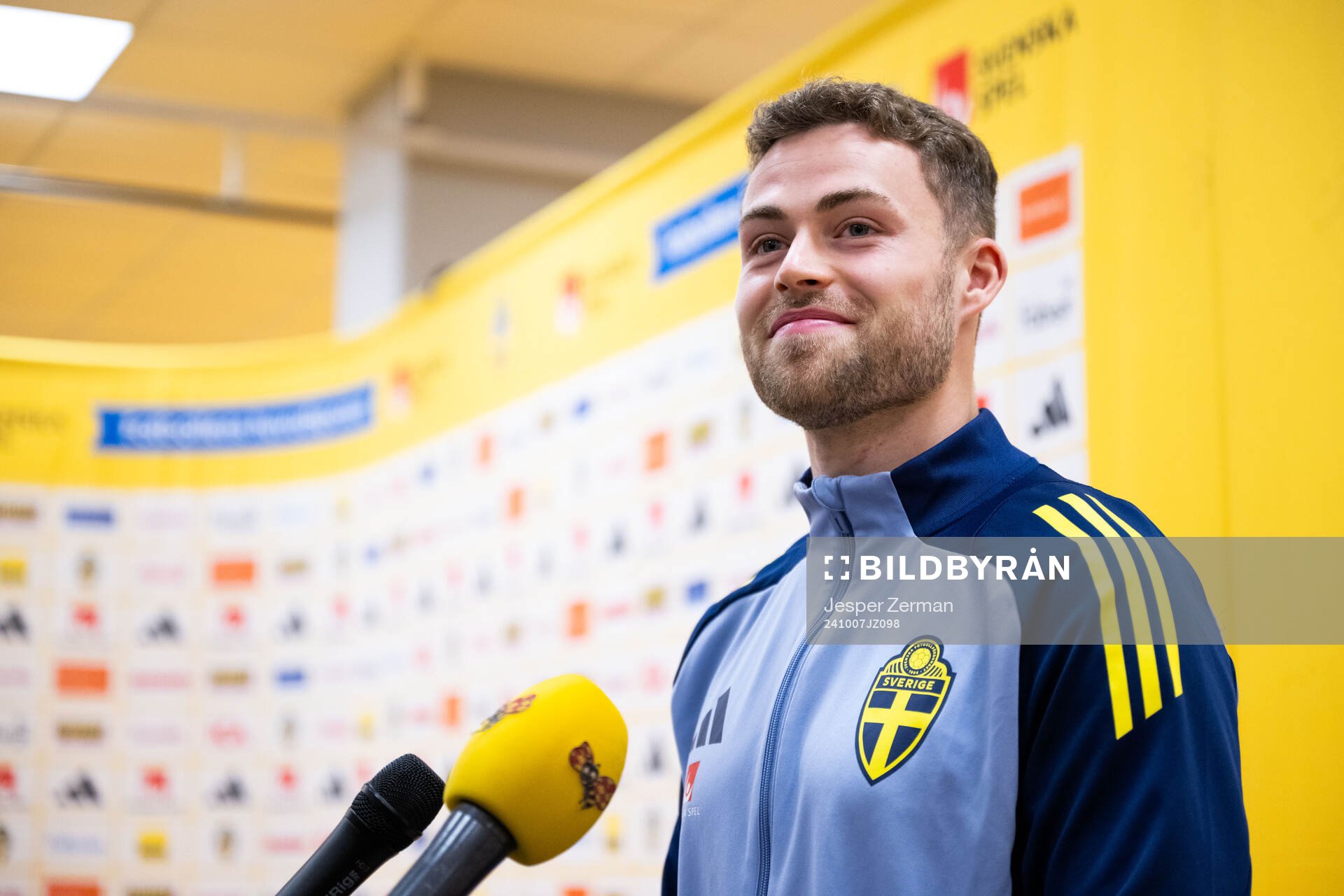 Gabriel Gudmundsson of the Swedish men's football national