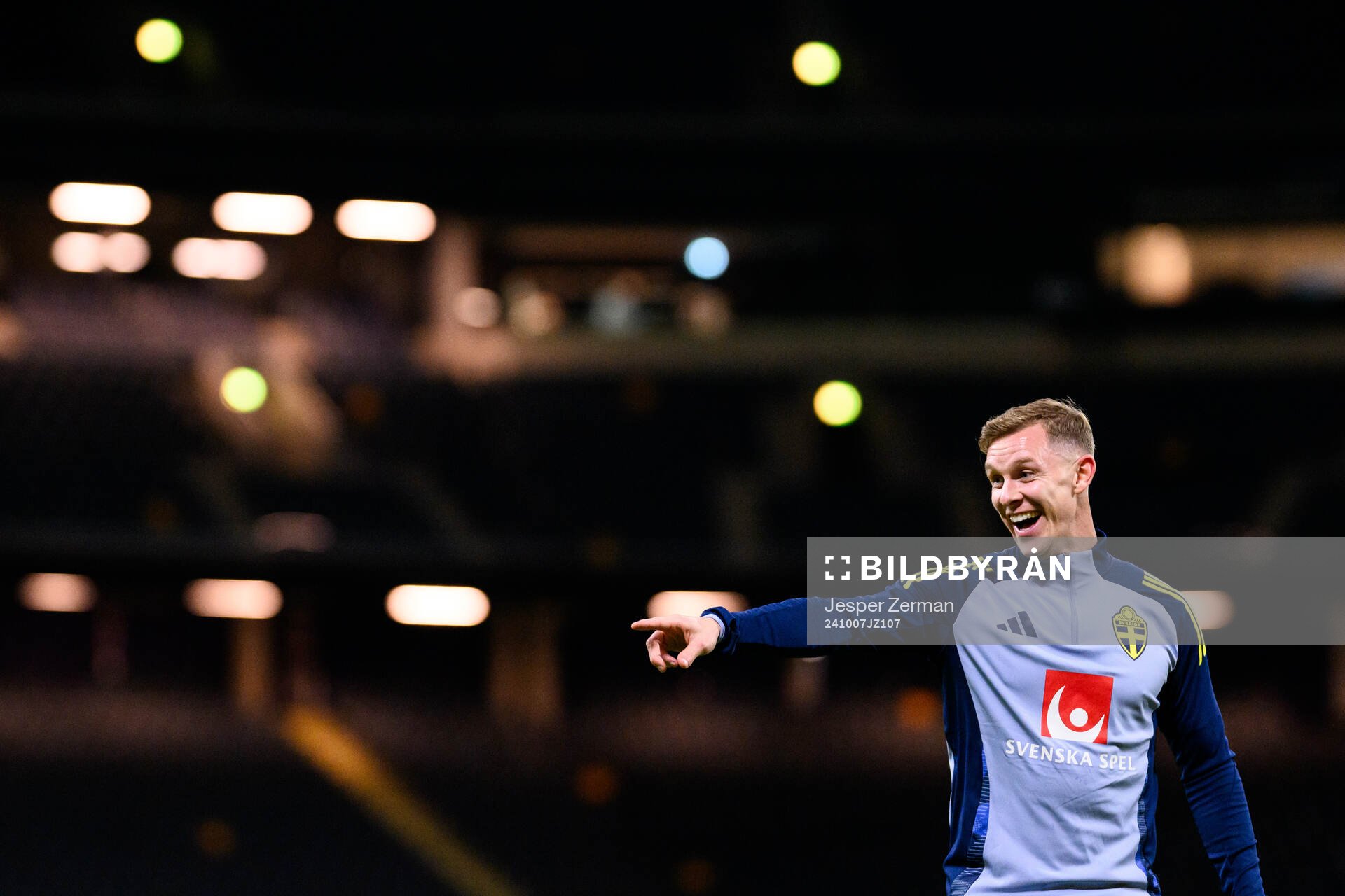 Emil Krafth of the Swedish men's football national team at