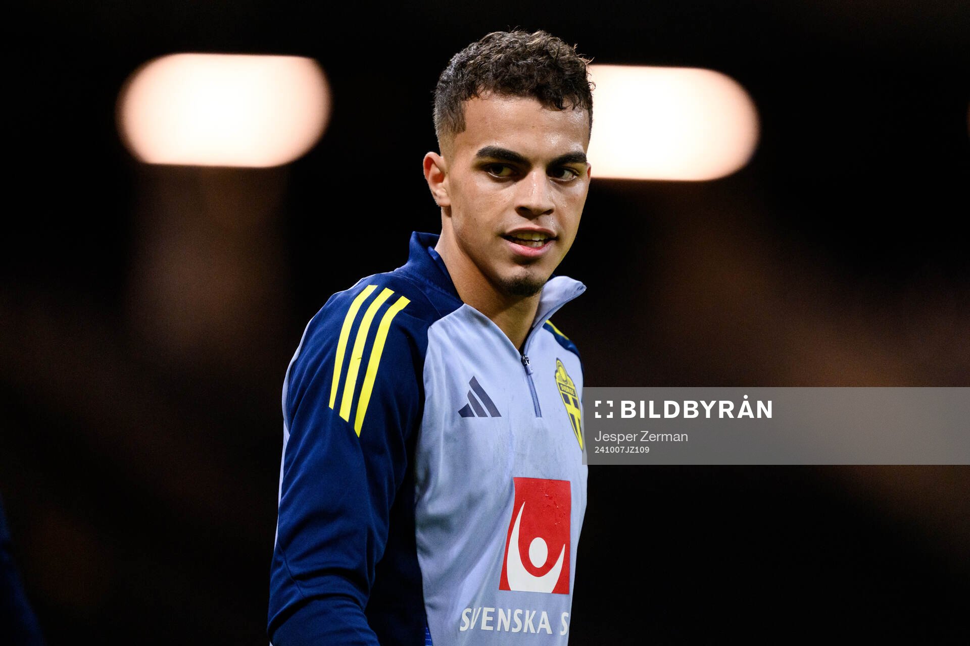 Yasin Ayari of the Swedish men's football national team at