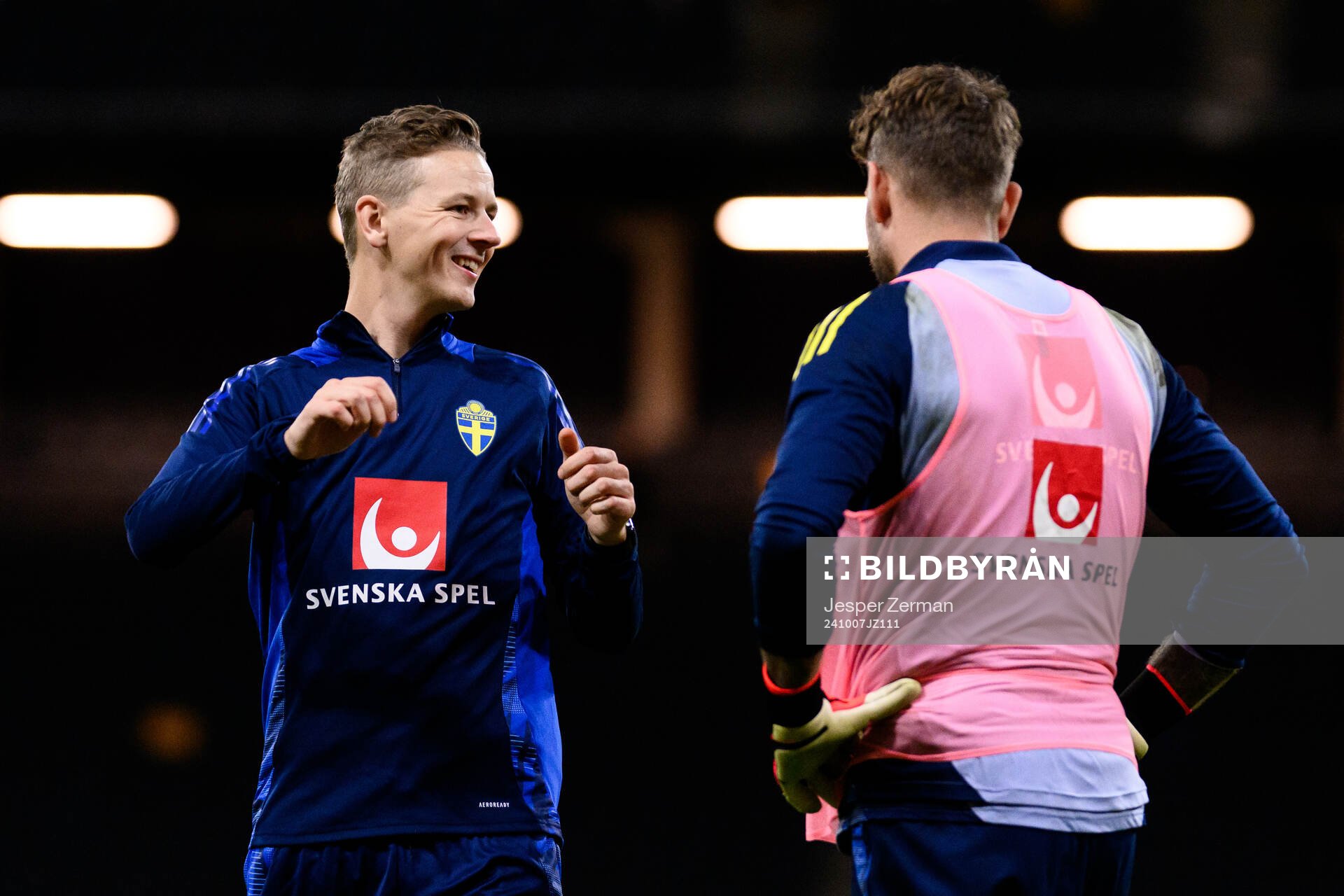goalkeeper coach Maths Elfvendal of the Swedish men's