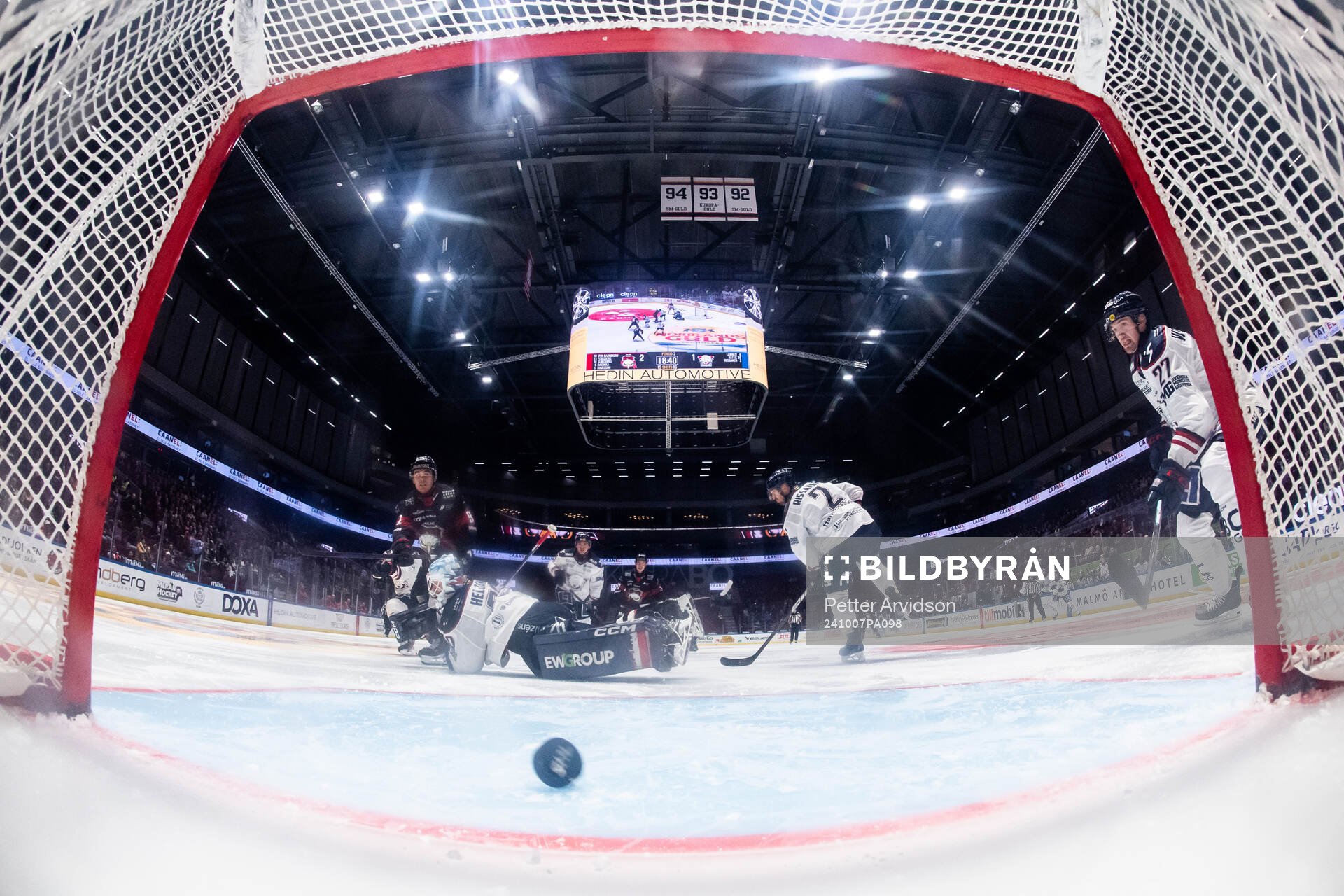 Malmö Redhawks Axel Sundberg gör 3-1 målet bakom