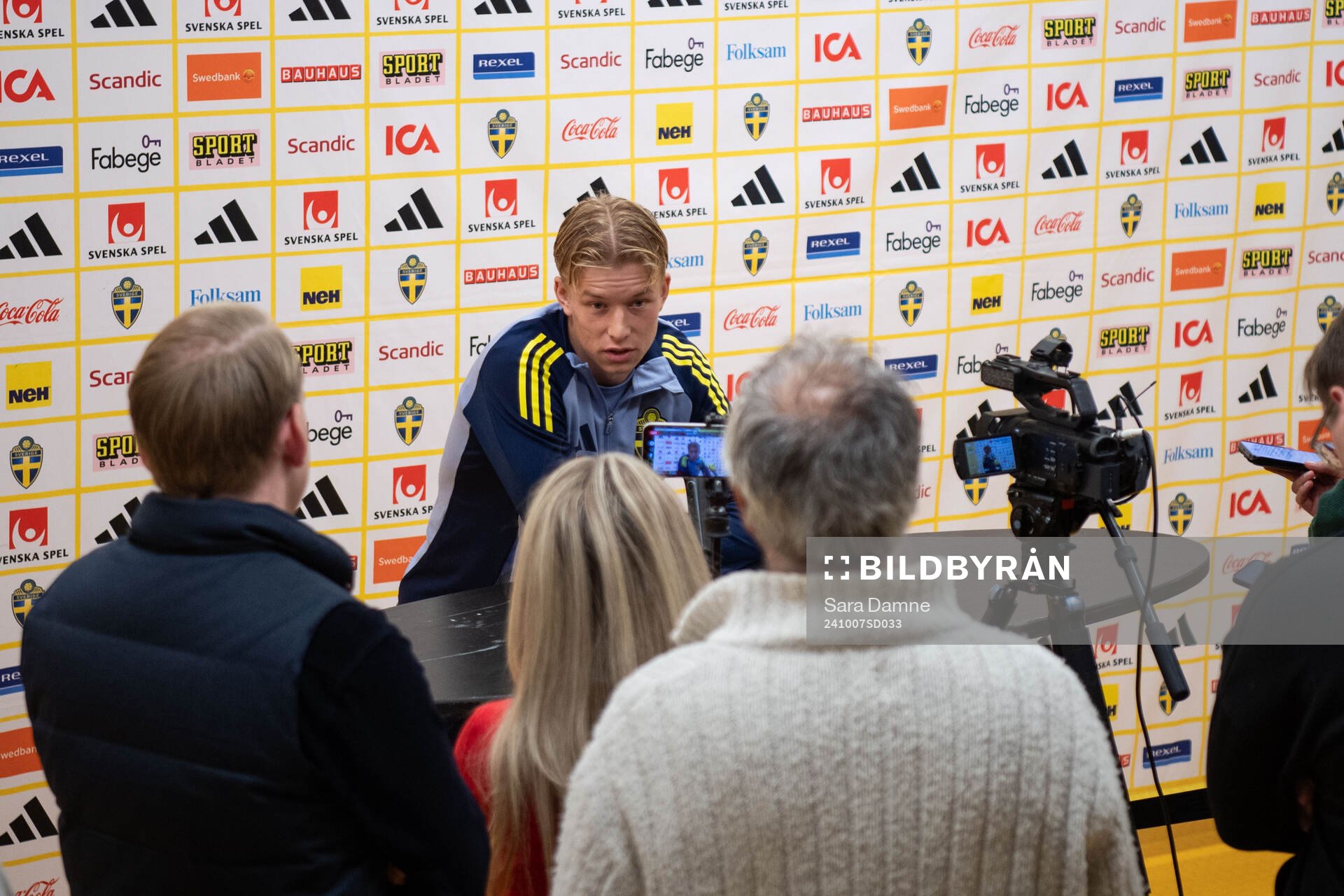 Daniel Svensson of the Swedish men's football national team