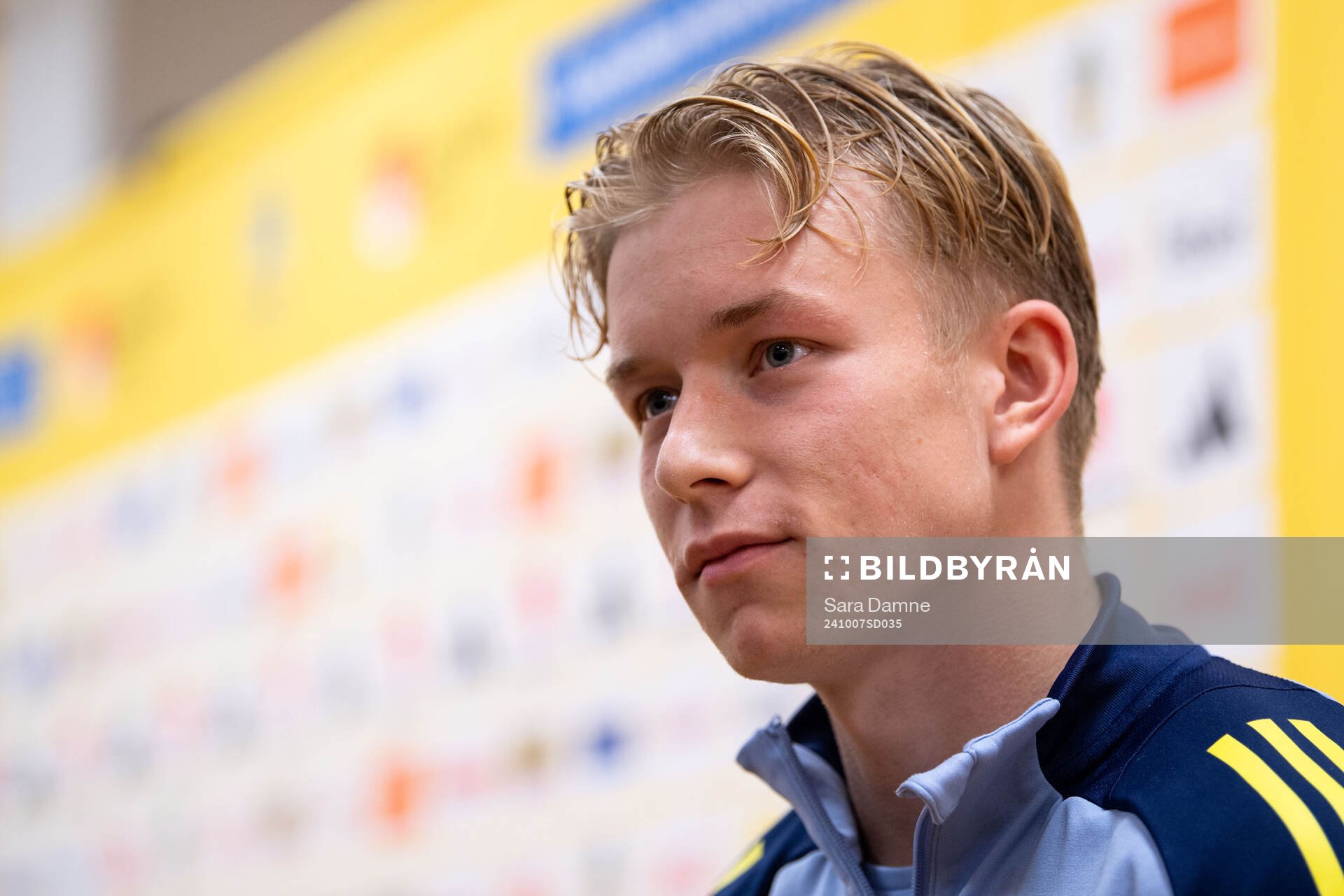 Daniel Svensson of the Swedish men's football national team