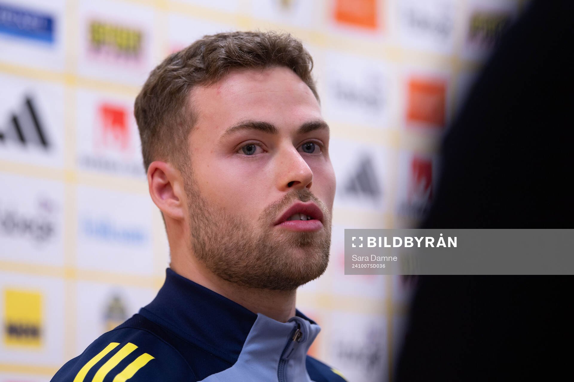 Gabriel Gudmundsson of the Swedish men's football national