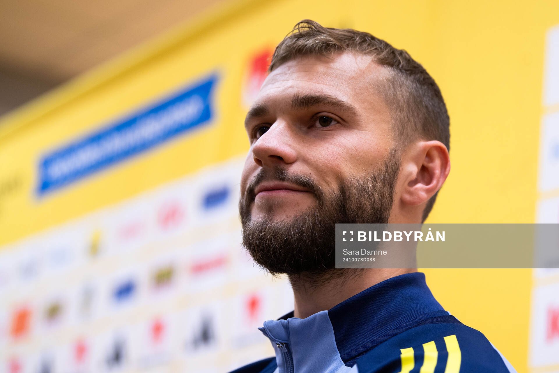 Jesper Karlström of the Swedish men's football national